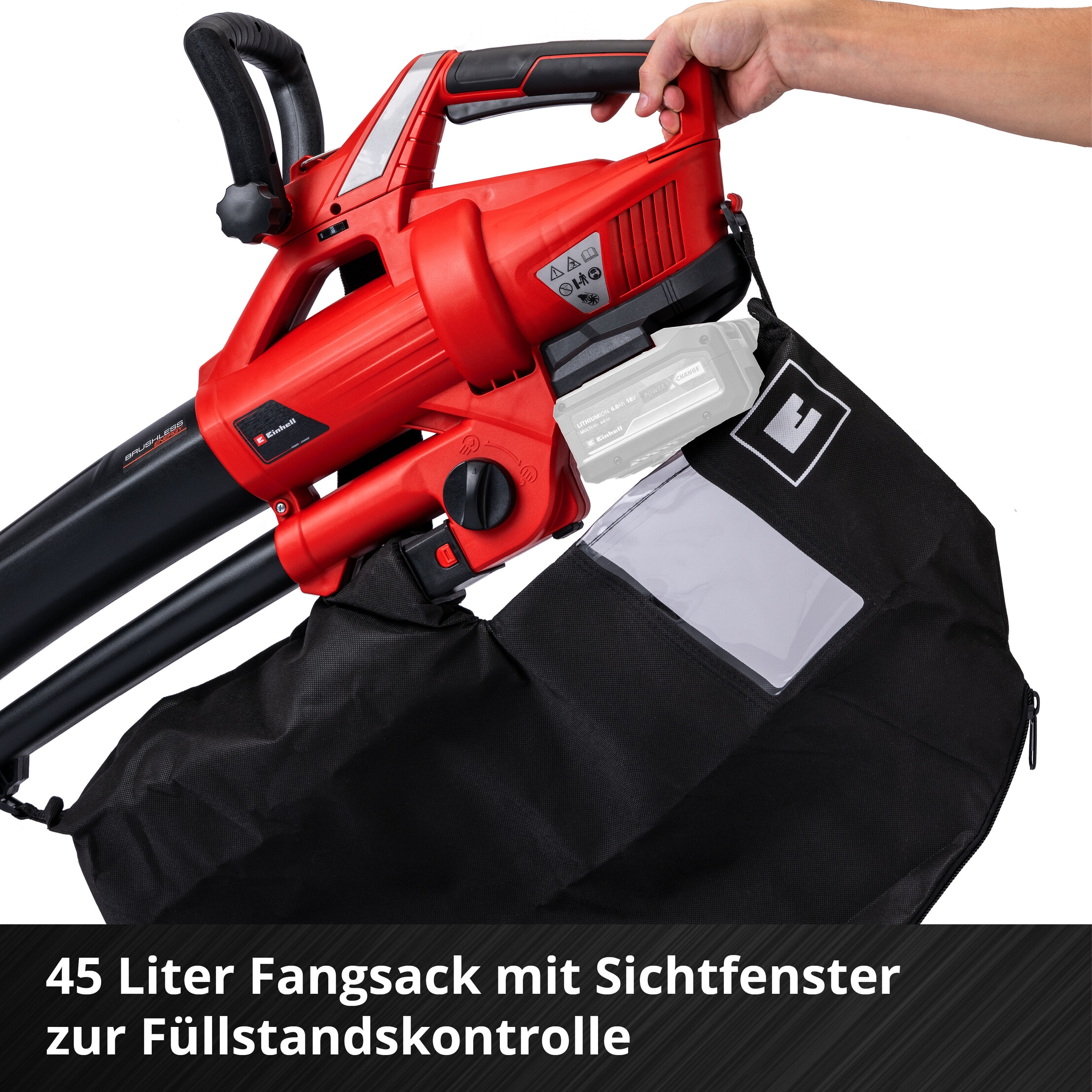 Einhell Akku-Laubsauger »GE-CL 36 Li E-Solo«, (3 St.)