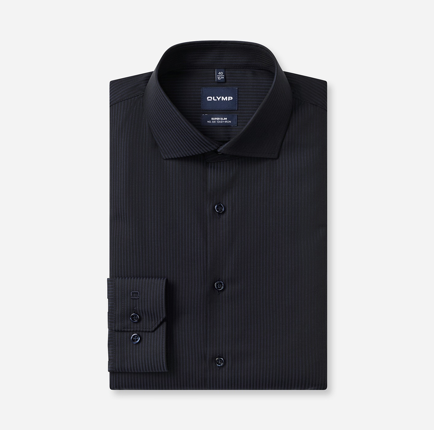 OLYMP Langarmhemd »No. Six« Businesshemd, Royal-Kentkragen, Super Slim