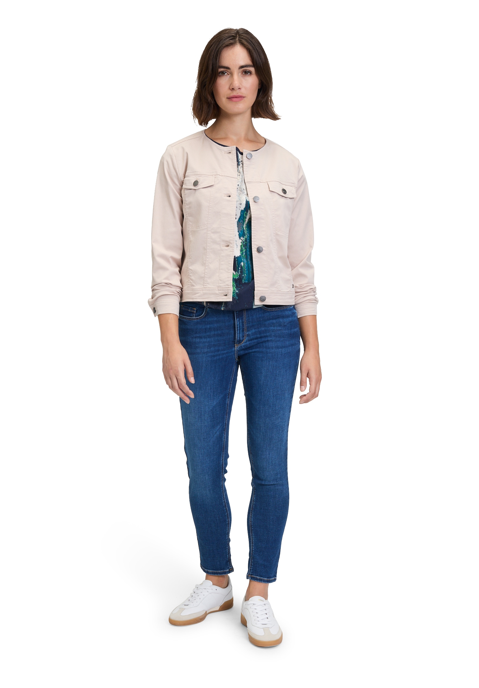 Betty&Co Jeansblazer »Jeansjacke langarm«