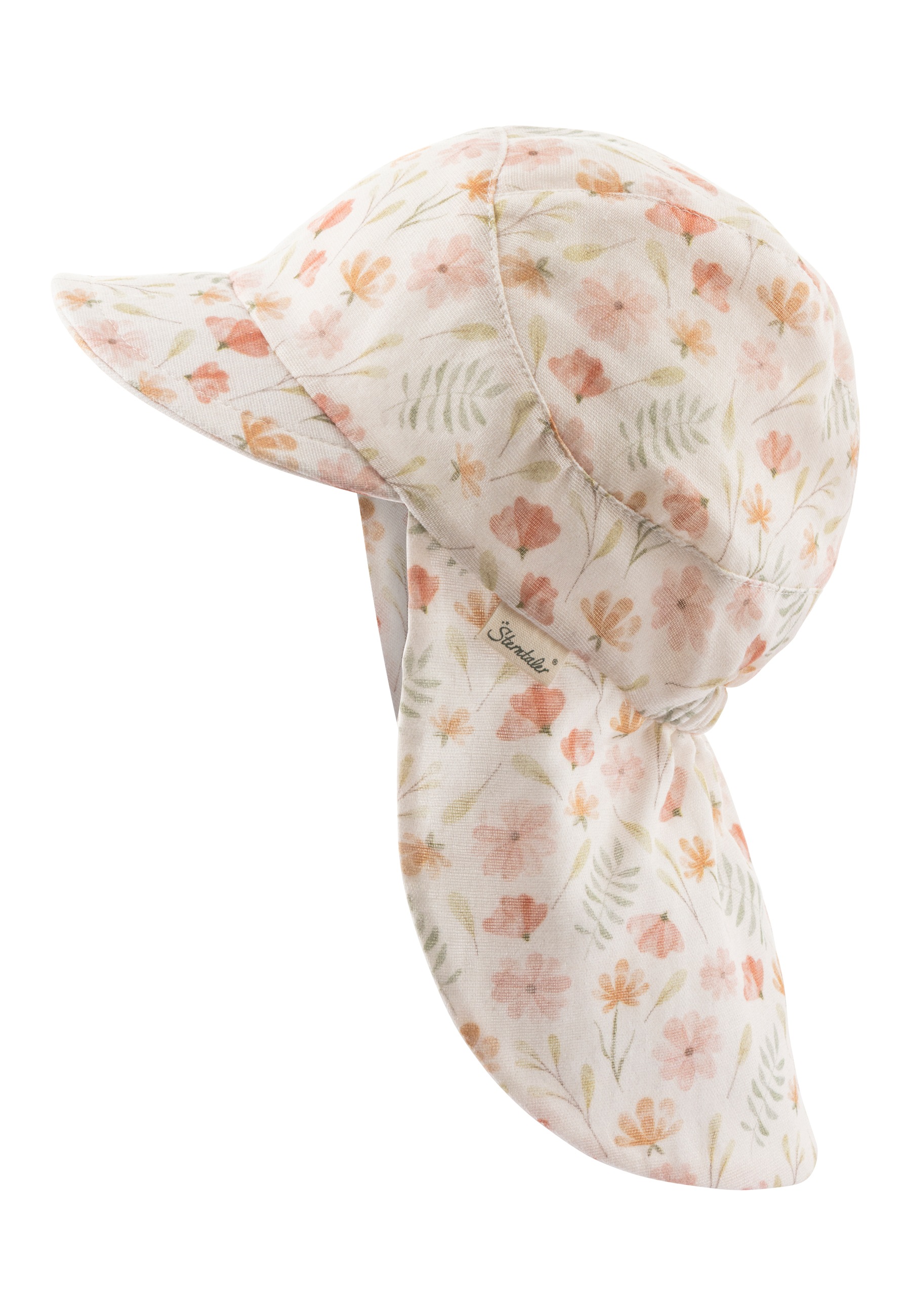 Sterntaler® Schirmmütze »Schirmmütze mit Nackenschutz floral«