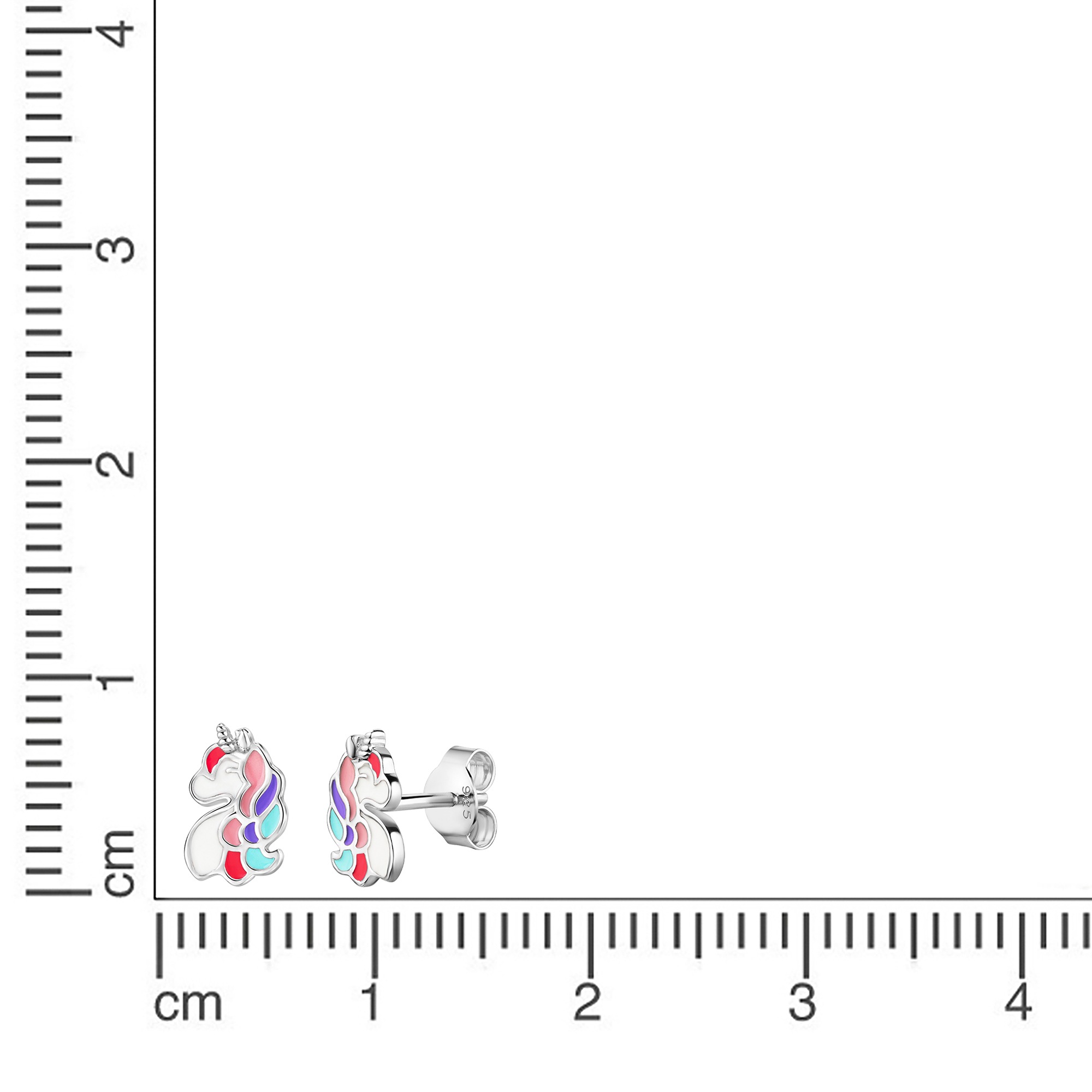 Firetti Paar Ohrstecker »Schmuck Geschenk Silber 925 Ohrschmuck Ohrringe Einhorn«