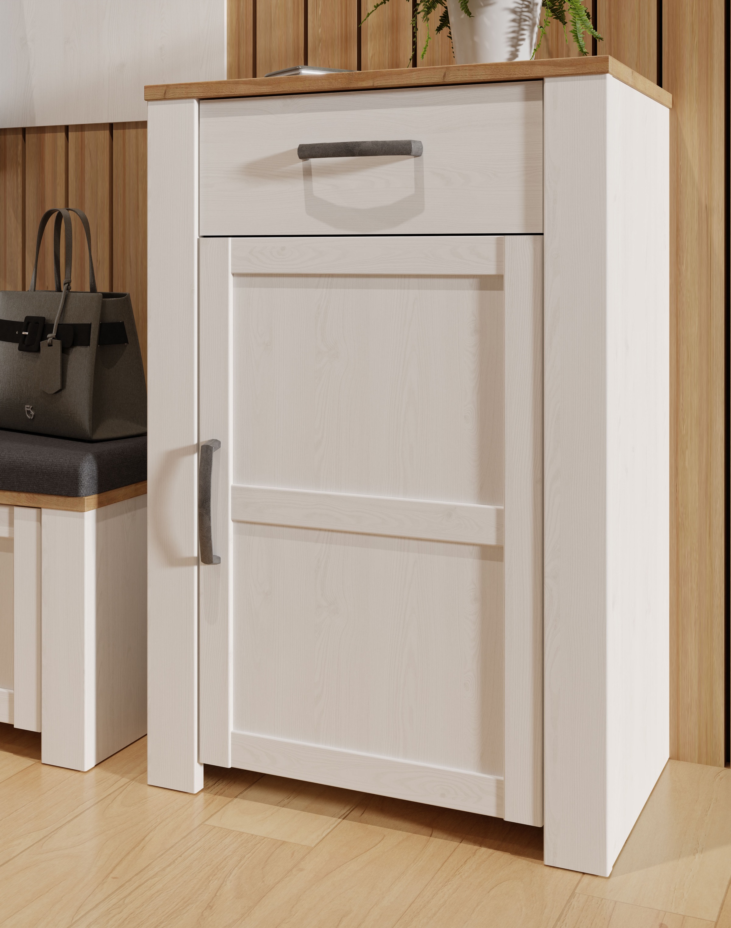 FORTE Schuhkommode »Bohol Schuhschrank, Soft Close, 6 Paar Schuhe« B/H/T 66,7/99,3/42 cm,