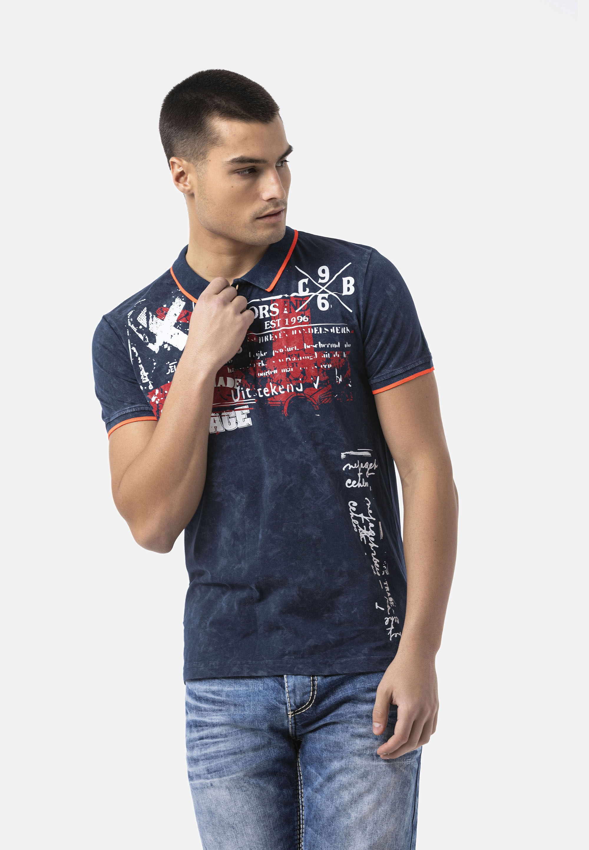 Cipo & Baxx T-Shirt »CT795« der coole Print