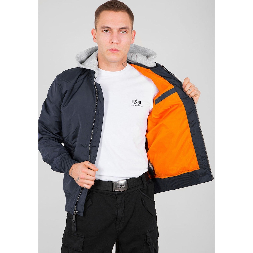 Alpha Industries Bomberjacke »MA-1 TT HOOD«, mit Kapuze