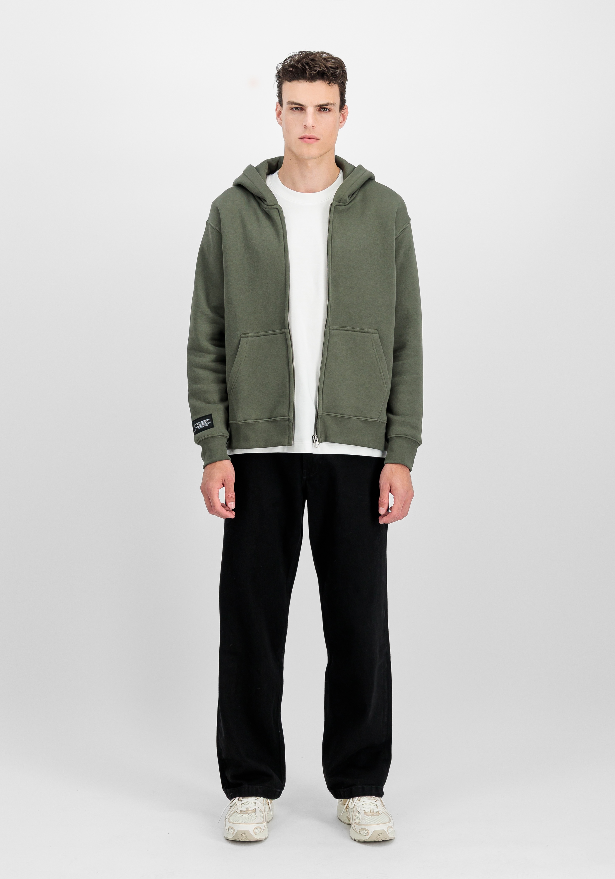 Alpha Industries Hoodie »Label Hoodie Zip Backprint«
