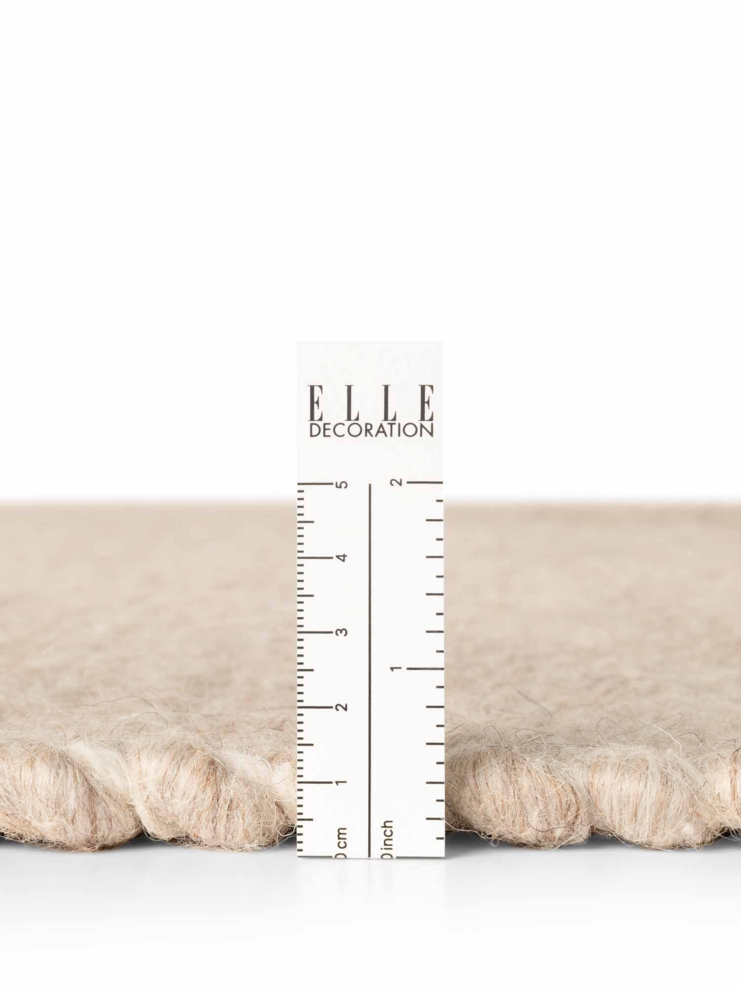 ELLE DECORATION Wollteppich »Beans« rechteckig 10 mm Höhe Handweb Teppich Wolle, Perlenstruktur, Wohnzimmer, Schlafzimmer, Flur