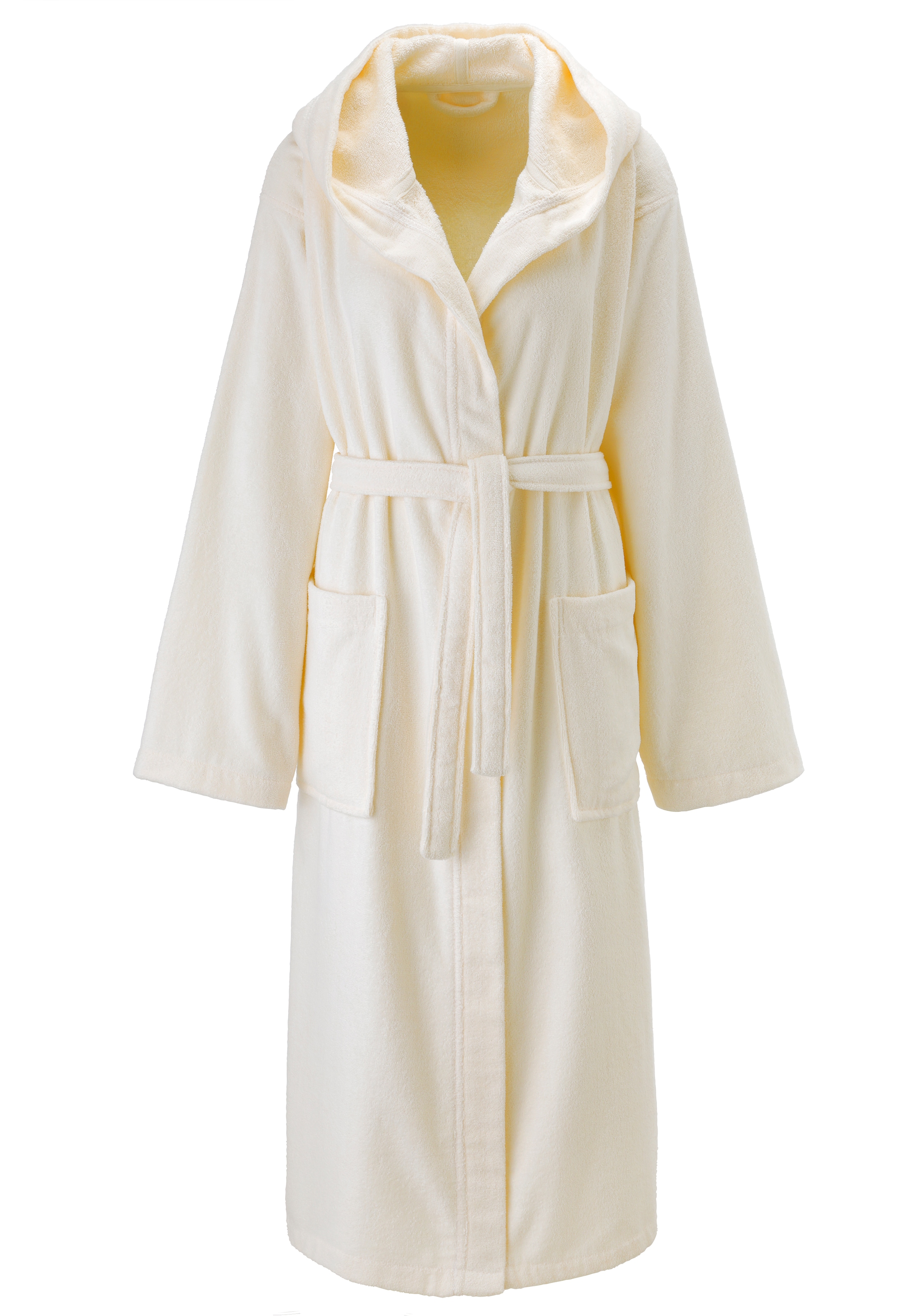 OTTO home Unisex-Bademantel »Regona, Hotelbademantel, Morgenmantel, Standardlänge & Überlänge« 1 Stk. Damen & Herren, mit Taschen, flauschig, weich, Velours, Sauna & Spa