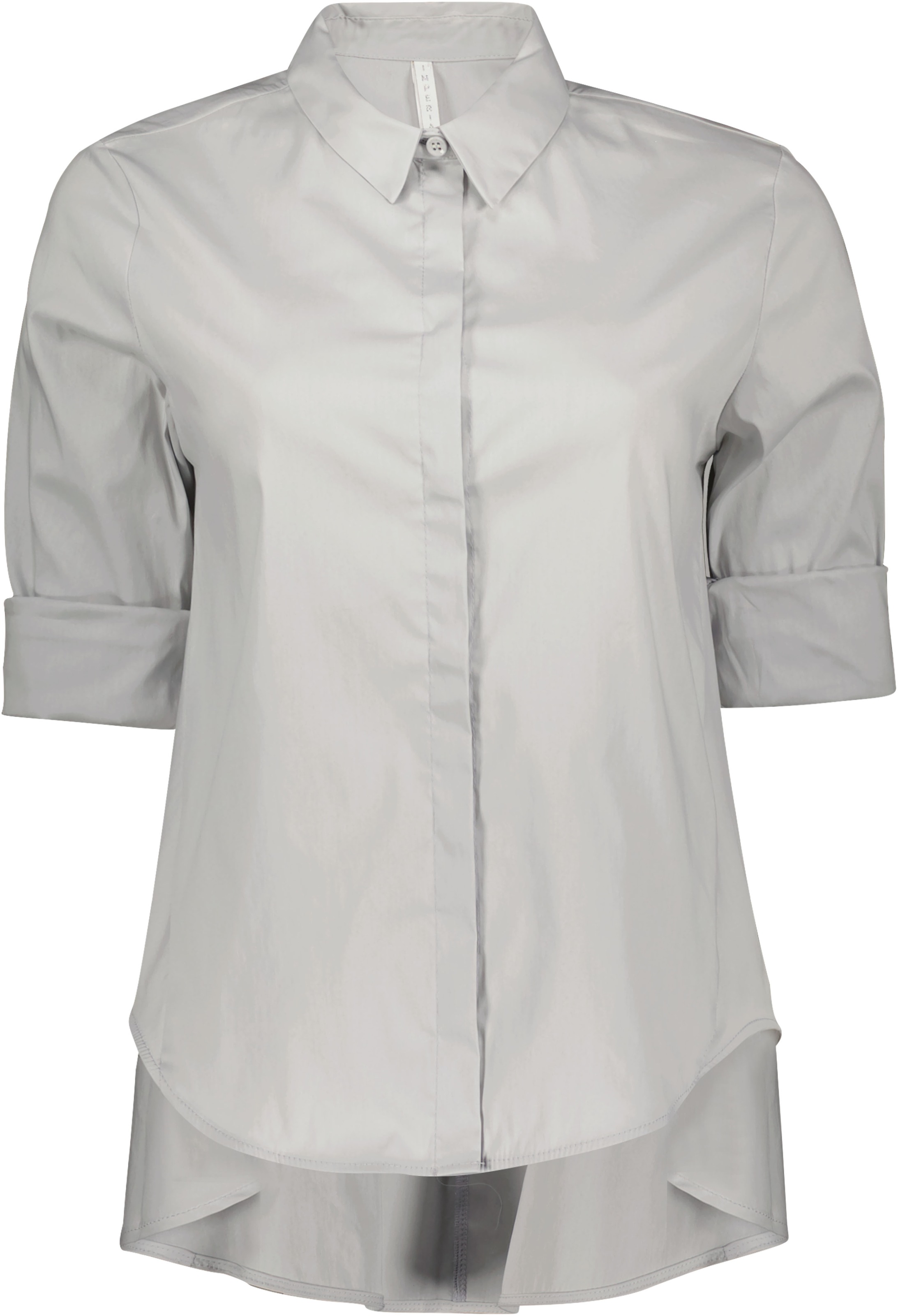 IMPERIAL Klassische Bluse »IMP-C ED4BBE«, glockenförmige Form mit Bogensaum