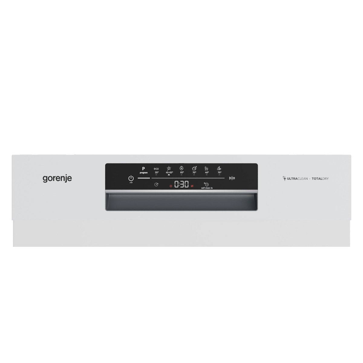 GORENJE Unterbaugeschirrspüler »GU642C90W« 9,7 l 14 tlg. Maßgedecke auto. Türöffnung, Hygiene Programm, Startzeitvorwahl