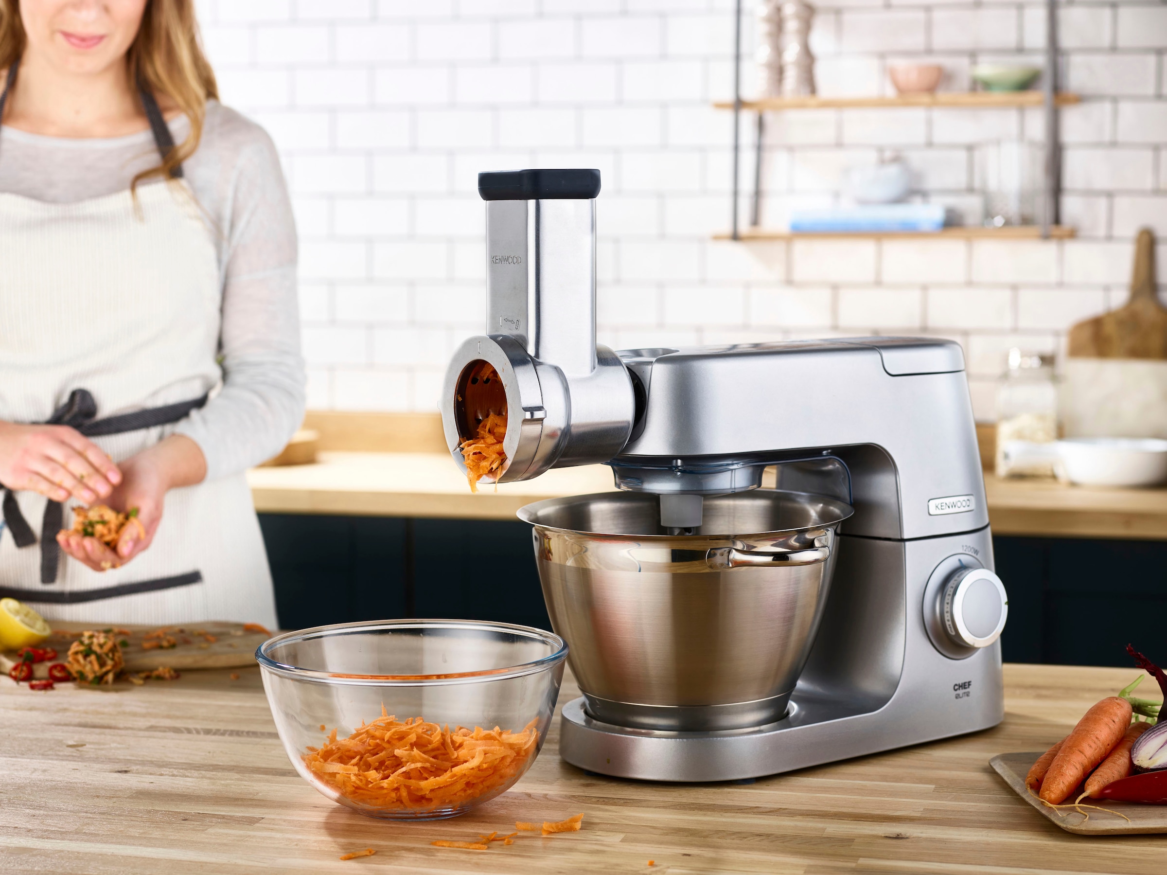 KENWOOD Trommelraffel »KAX643ME«, Nur nutzbar mit dem dazugehörigen Adapter (nicht im Lieferumfang)