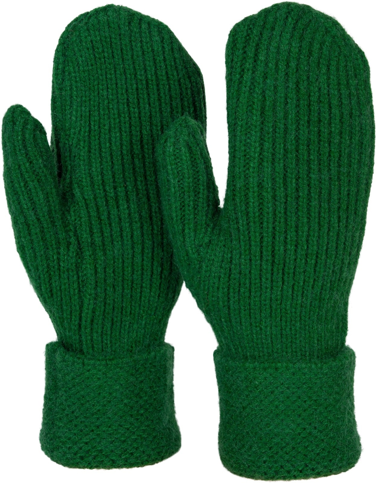 styleBREAKER Fäustlinge »Strick Fäustlinge mit gemustertem Bund« 1 Stk.