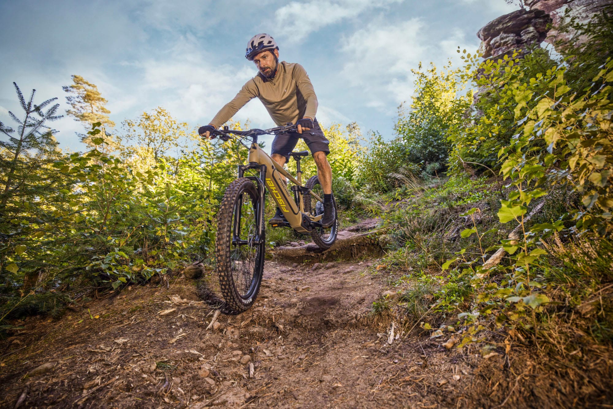 FISCHER Fahrrad »MONTIS 10.0i Fully 711« 12 Gang SRAM SX 11-50 Kettenschaltung Schaltwerk Mittelmotor mit Akku-Ladegerät | mit Werkzeug,  Pedelec, Elektrofahrrad für Damen und Herren, MTB