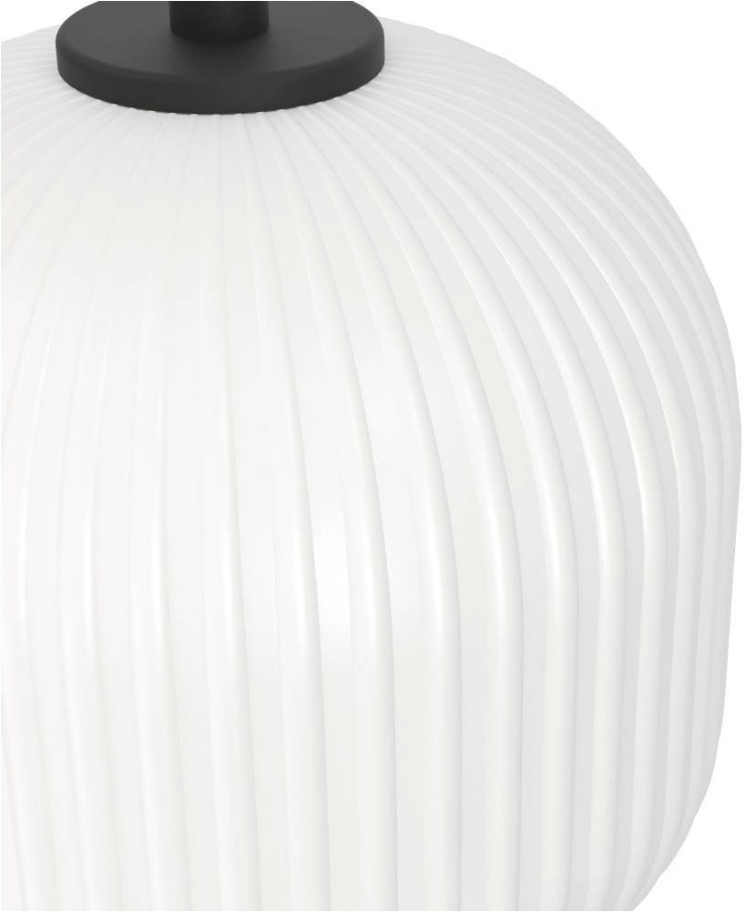 EGLO Hängeleuchte »MANTUNALLE Pendellampe, Stahl, Glas, IP20, E27, Esstischlampe, Lampe«, 3 flammig, Leuchtmittel E27 | ohne Leuchtmittel, Elegante Hängelampe für Esszimmer, Küche oder Wohnzimmer
