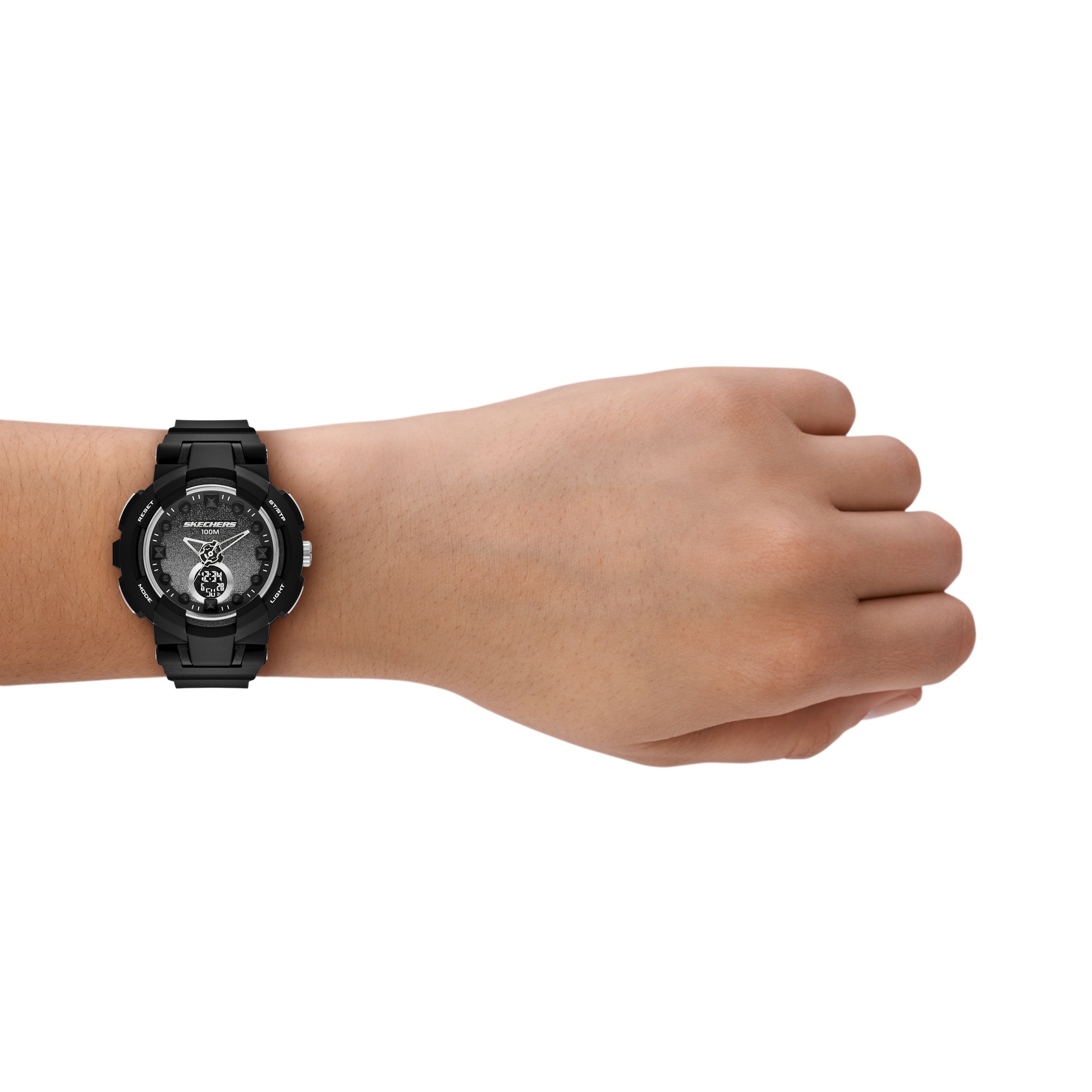 Skechers Chronograph »Brynwood« Quarzuhr, Armbanduhr, Damenuhr, analog, digital, Tag, Wochentag