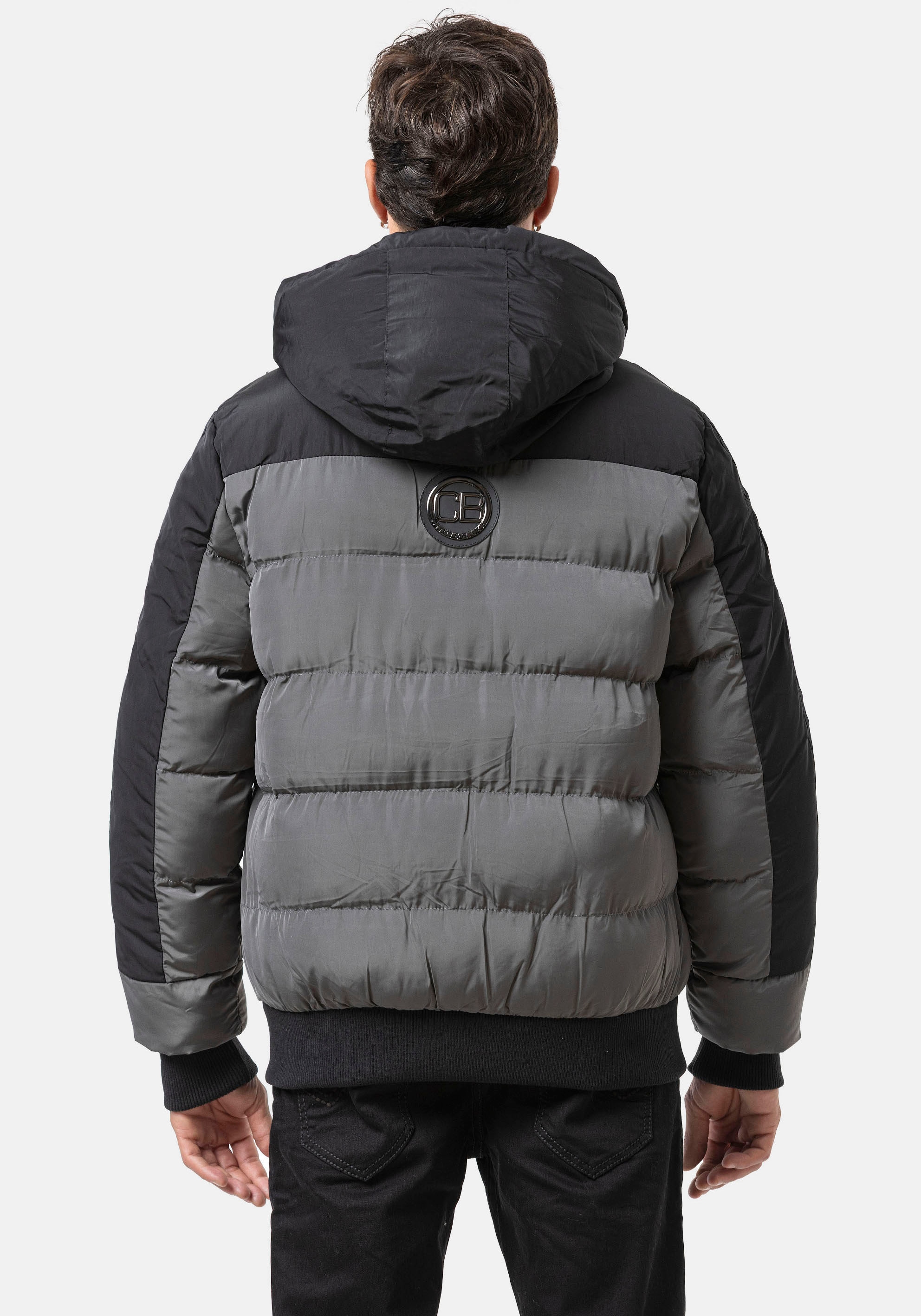 Cipo & Baxx Steppjacke mit Kapuze