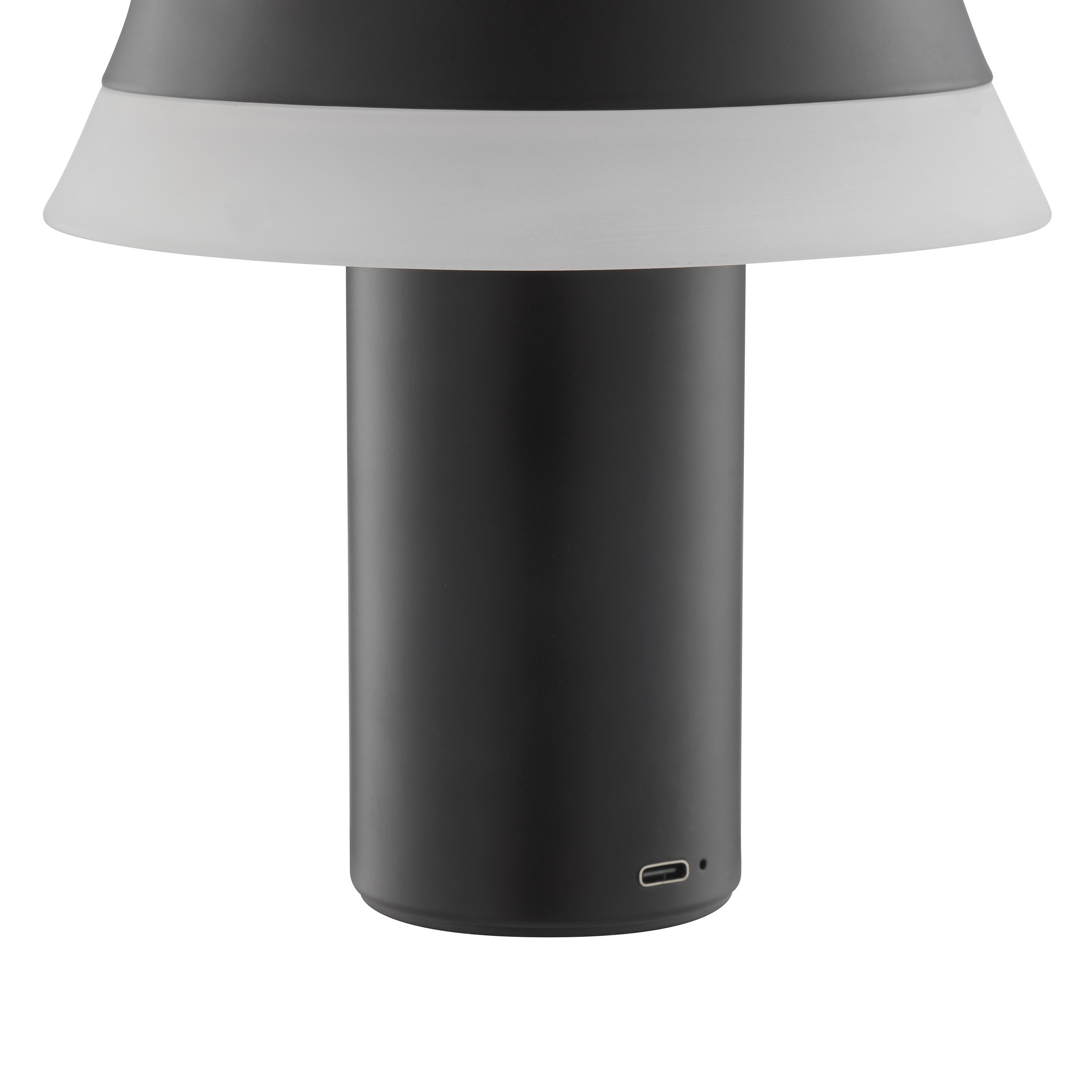 Brilliant LED Tischleuchte »Kinich« LED-Modul 1 Stk. Warmweiß LED Akku-Leuchte, 17 cm, 240 lm, per wireless charging & USB ladbar