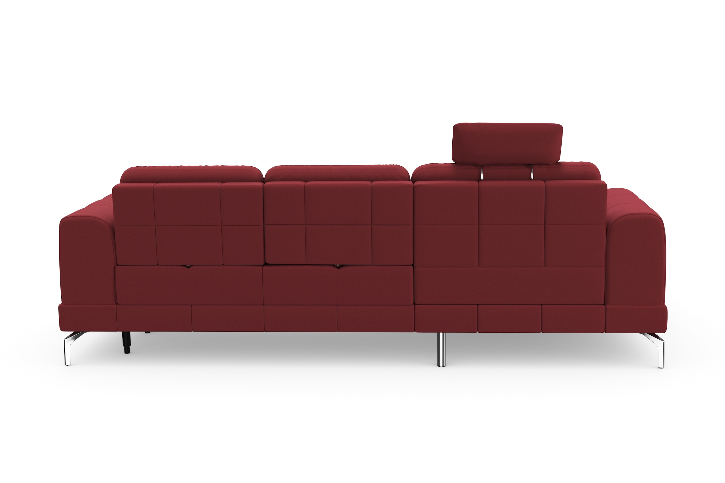 sit&more Ecksofa »Bendigo L-Form«, inklusive Sitztiefenverstellung, Bodenfreiheit 15 cm, 2 Fußfarben