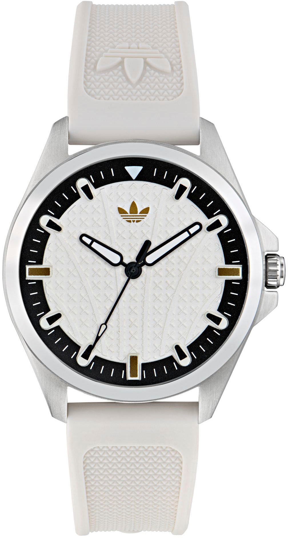 adidas Originals Quarzuhr »ORIGINALS ICONIC ONE«, Armbanduhr,Herrenuhr,Damenuhr,Silikonarmband,wasserabweisend bis 5 bar