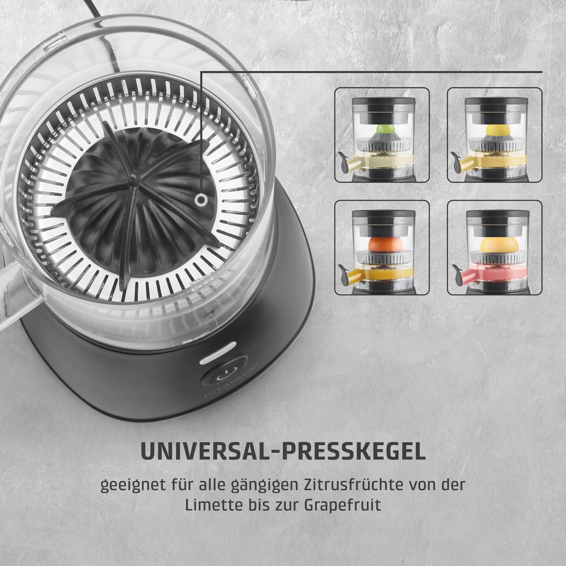 Caso Zitruspresse »3562 CP 400 Lift« 300 W Leistungsstarker Motor