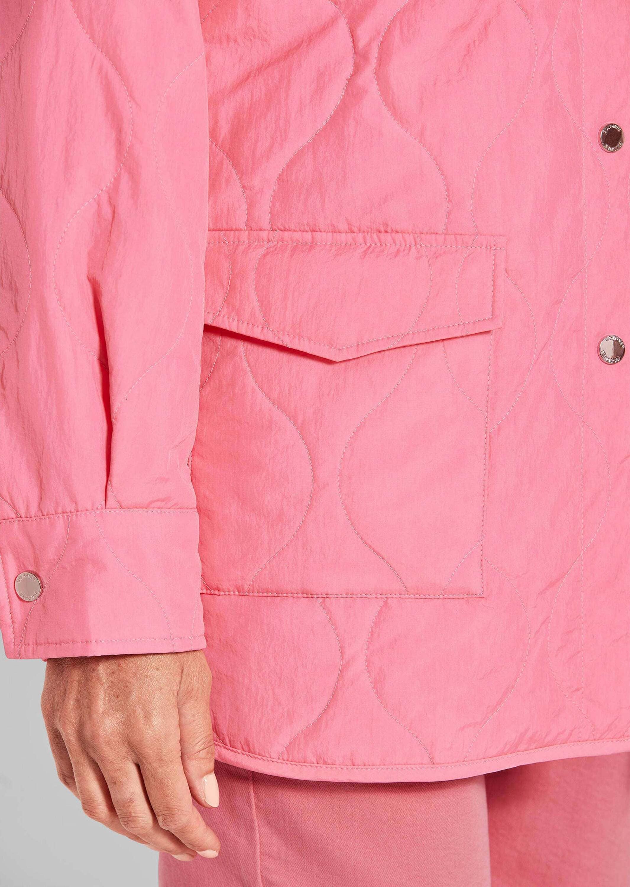 GOLDNER Steppjacke »Kurzgröße Steppjacke mit Hemdkragen«