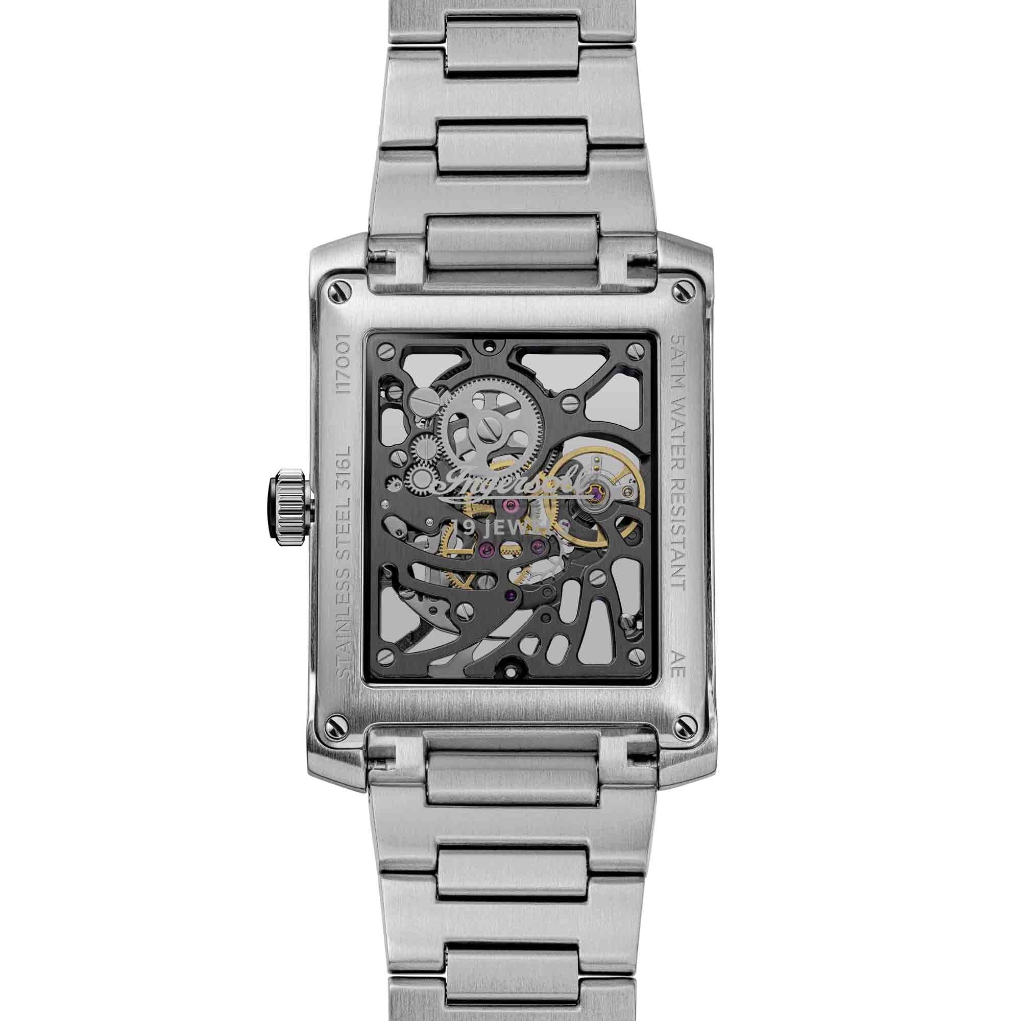 Ingersoll Automatikuhr »The Spur« Armbanduhr, Herrenuhr, Mechanische Uhr, Edelstahlarmband, analog