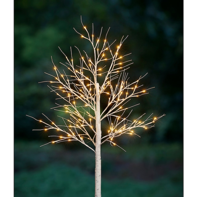 BONETTI LED Baum »Weihnachtsdeko«, 120 flammig-flammig, Beleuchteter Deko- Baum in Birkenoptik, Höhe ca. 120 cm kaufen bei OTTO