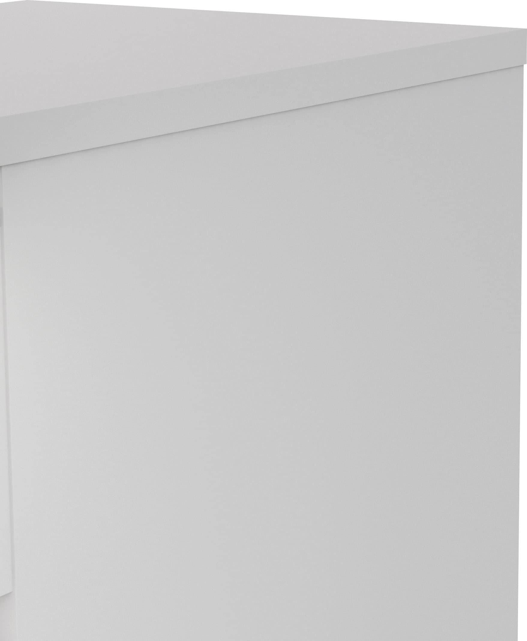 INOSIGN Highboard »Naia, Hockkommode mit 5 Schubkästen«, abgerundete Schubladenkanten auf Metallgleiter, Breite 40,4 cm