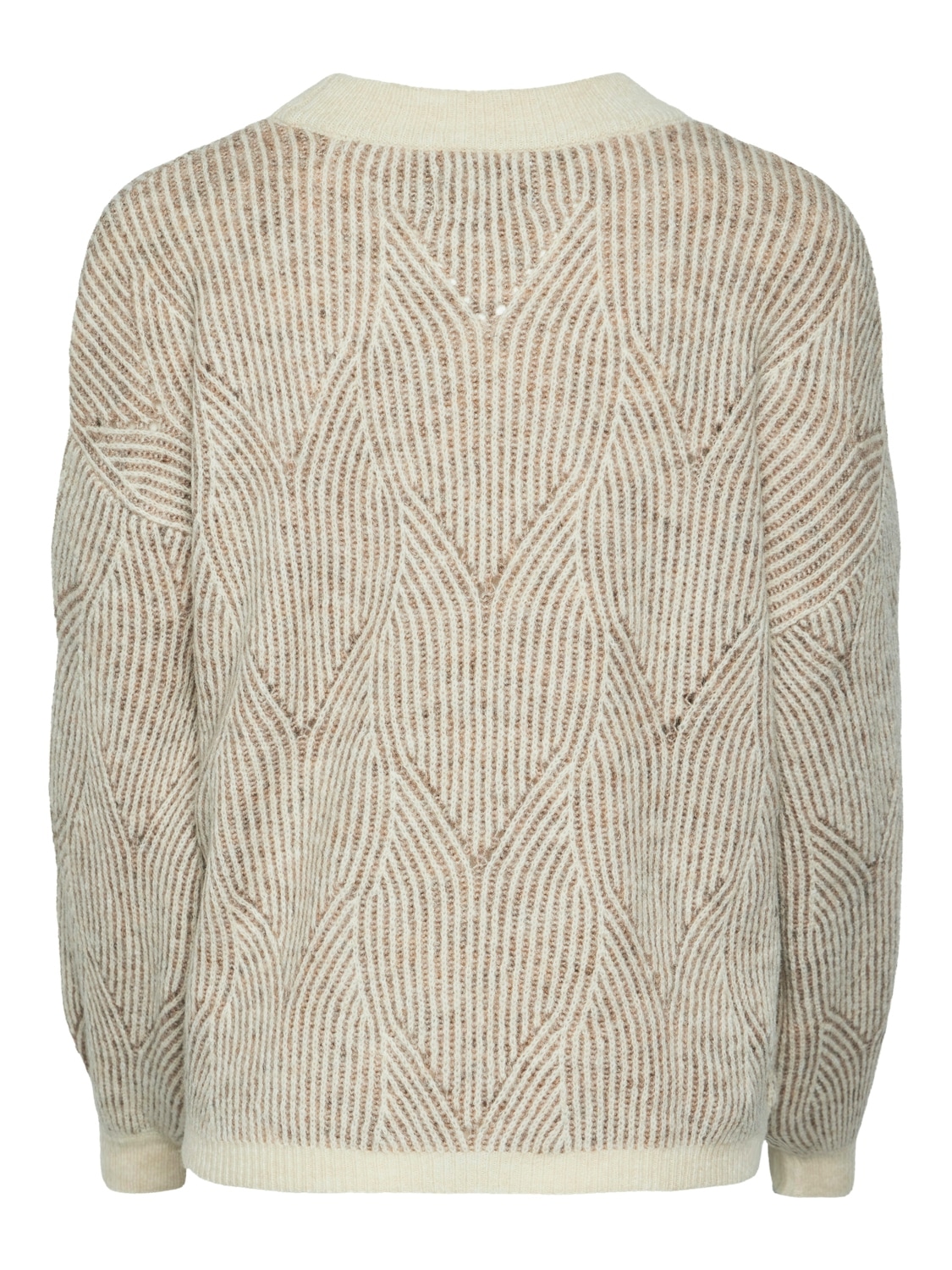 pieces Rundhalspullover »PCJENNA LS O-NECK KNIT NOOS BC«
