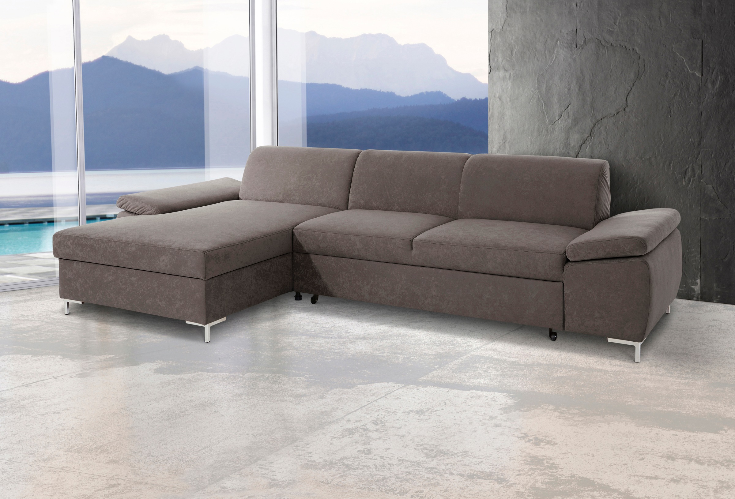 DOMO collection Ecksofa »Santana«, wahlweise mit Bettfunktion kaufen