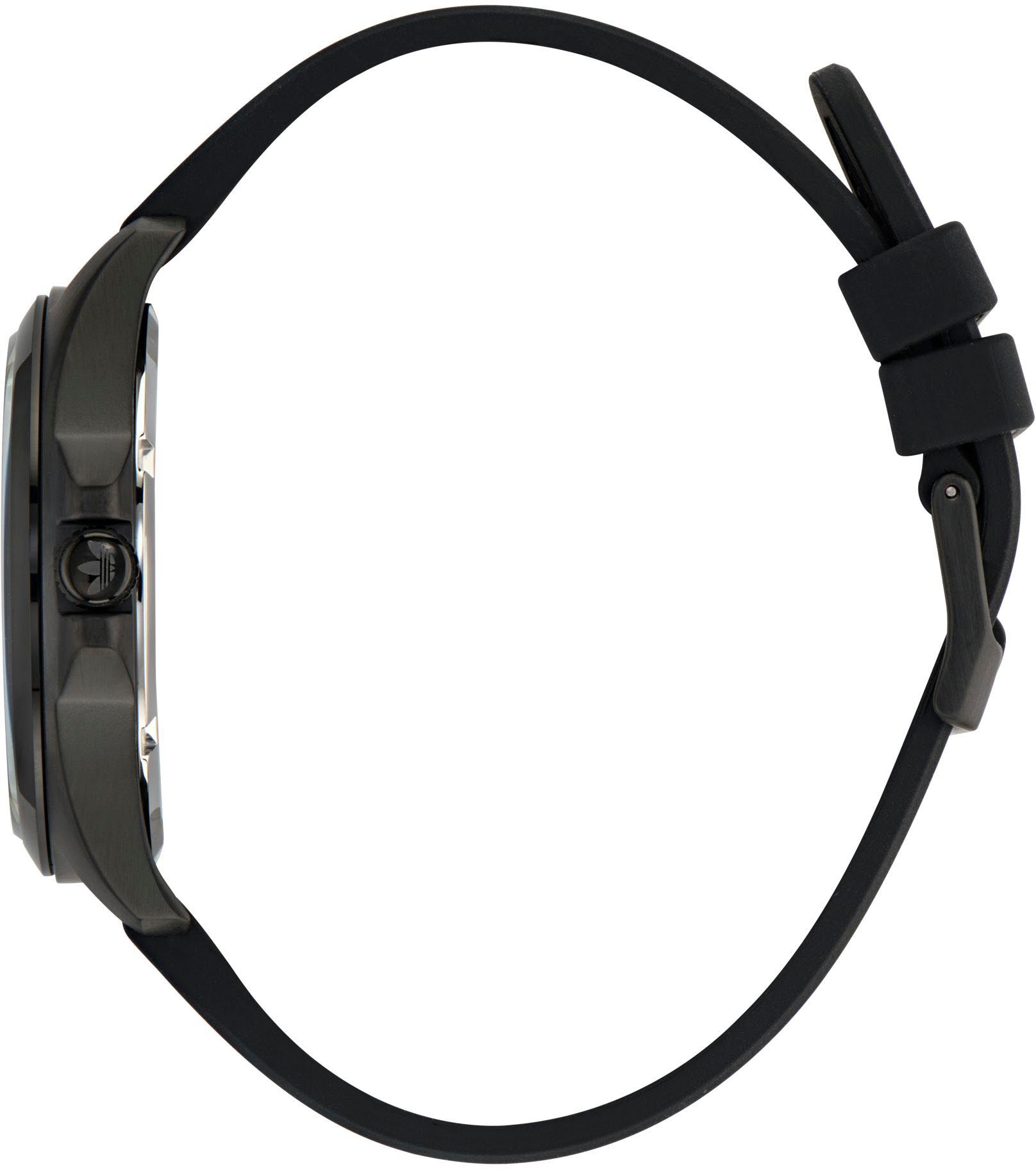 adidas Originals Quarzuhr »ORIGINALS ICONIC ONE«, Armbanduhr,Herrenuhr,Damenuhr,Silikonarmband,wasserabweisend bis 5 bar