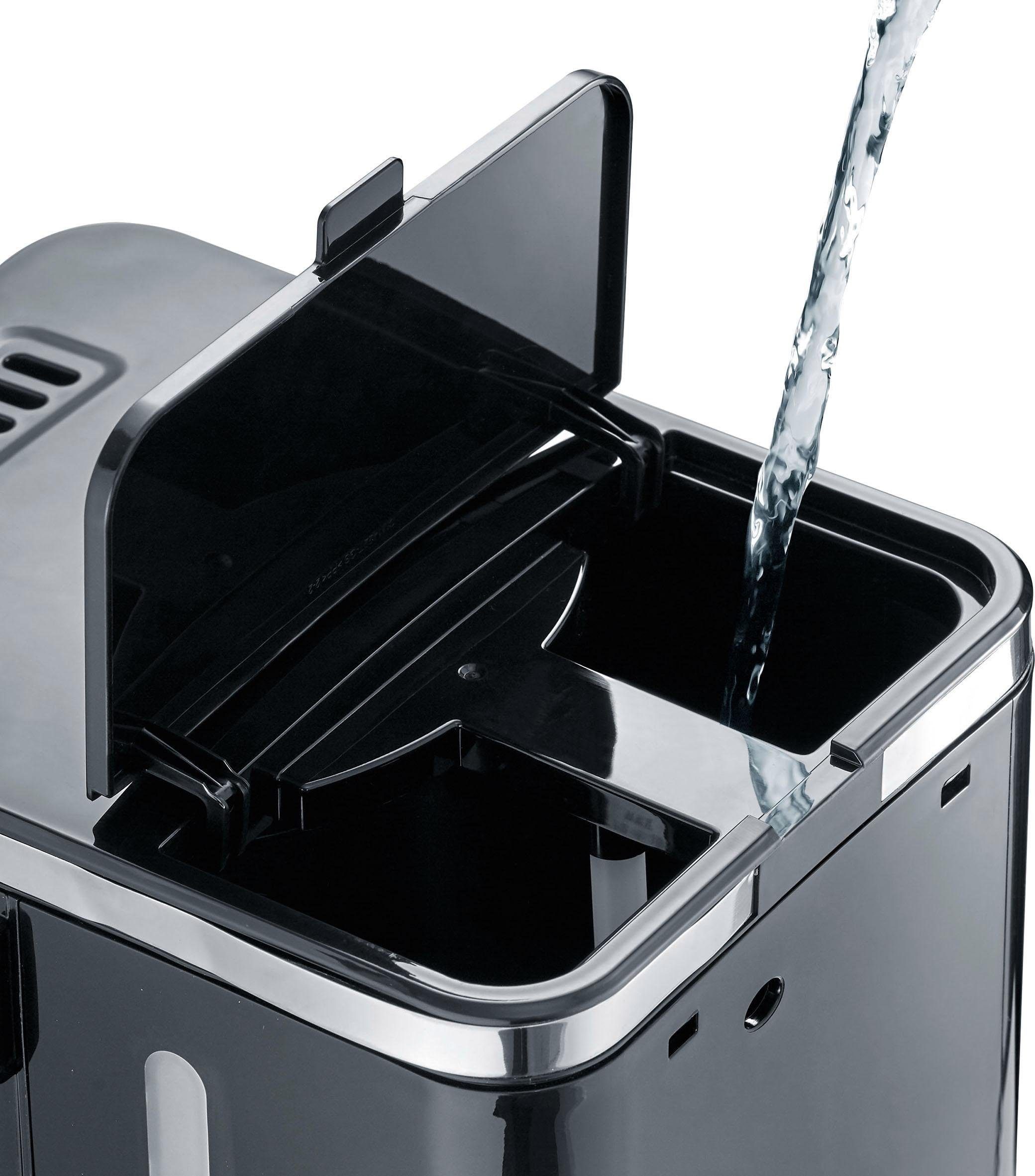 Graef Filterkaffeemaschine »FK 402« 1,25 l Kaffeekanne Korbfilter 1x4 mit Glaskanne, schwarz