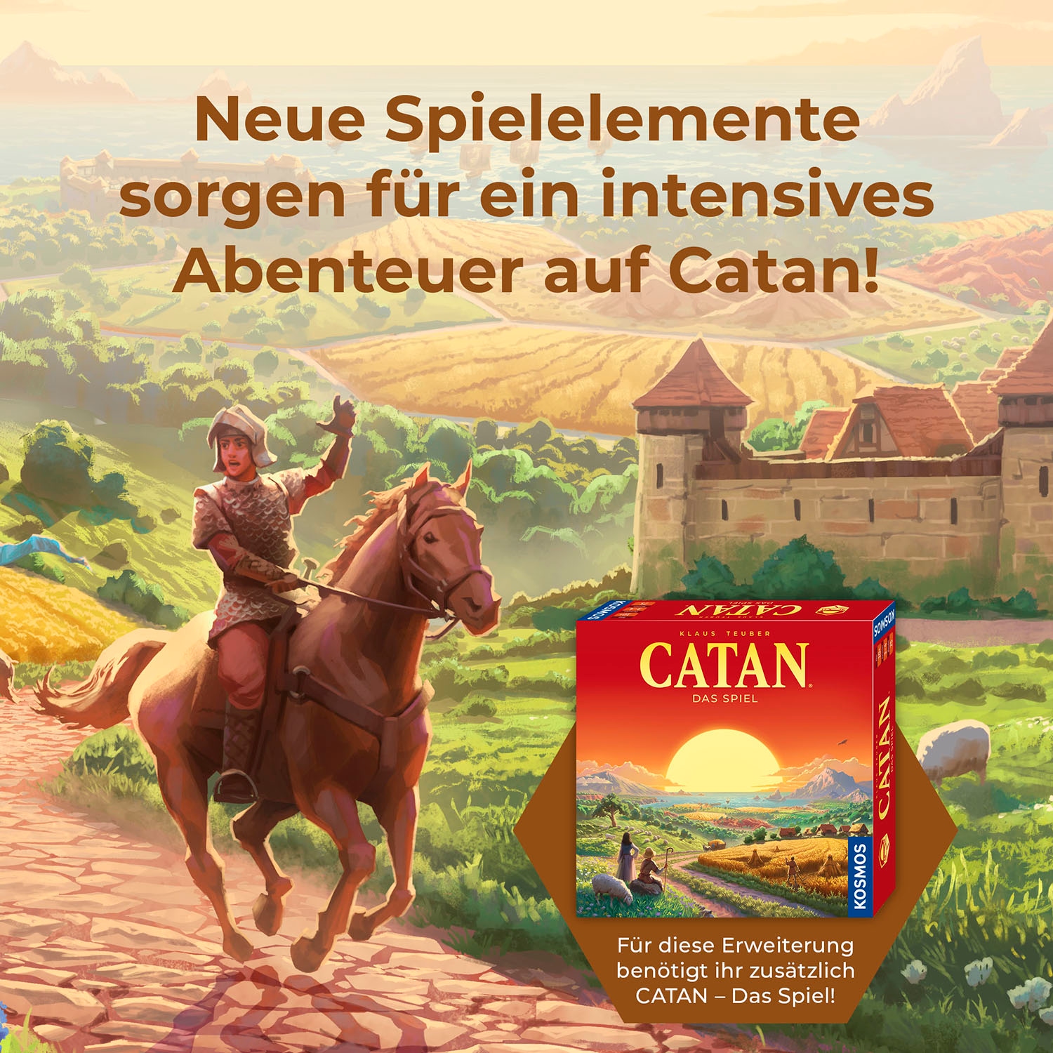 Kosmos Spiel »CATAN Städte & Ritter«, Made in Germany