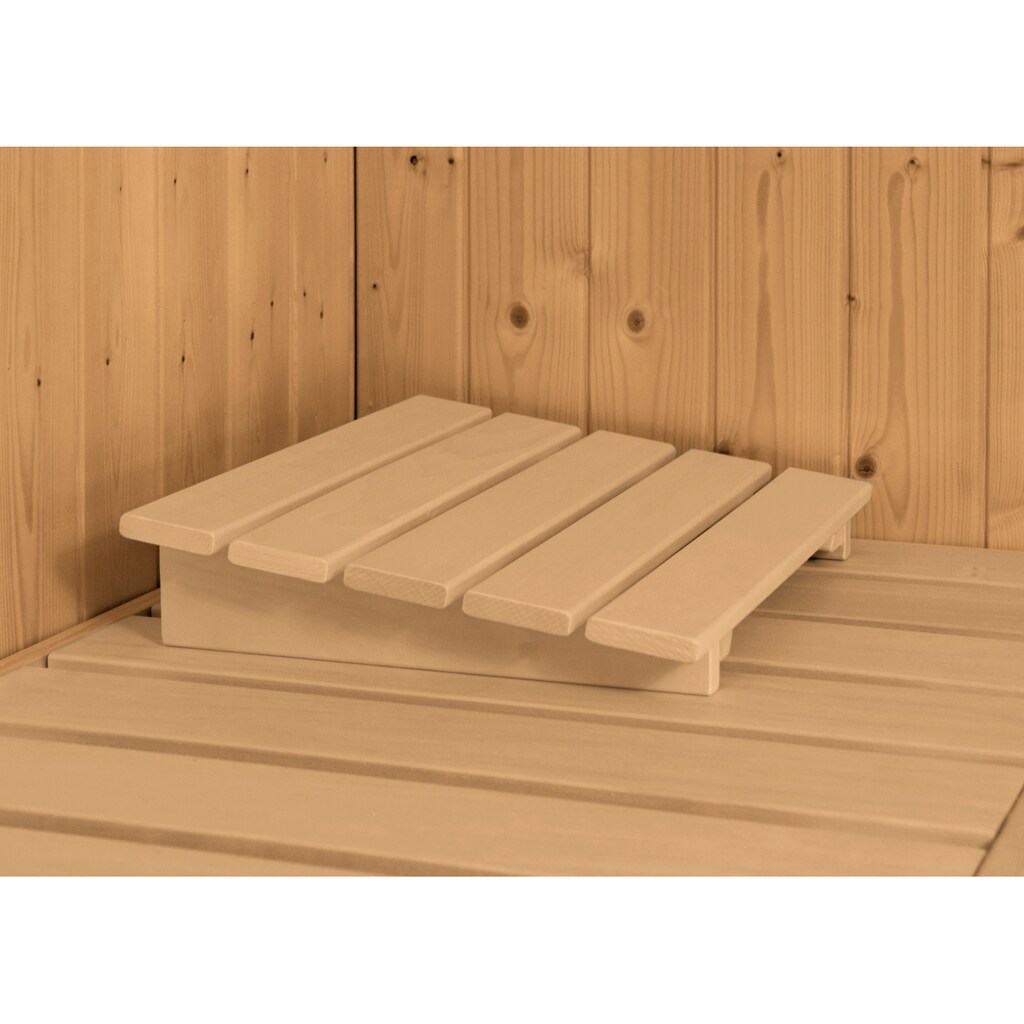 Karibu Sauna »Marit«, (Set), 9-kW-Bio-Ofen mit externer Steuerung