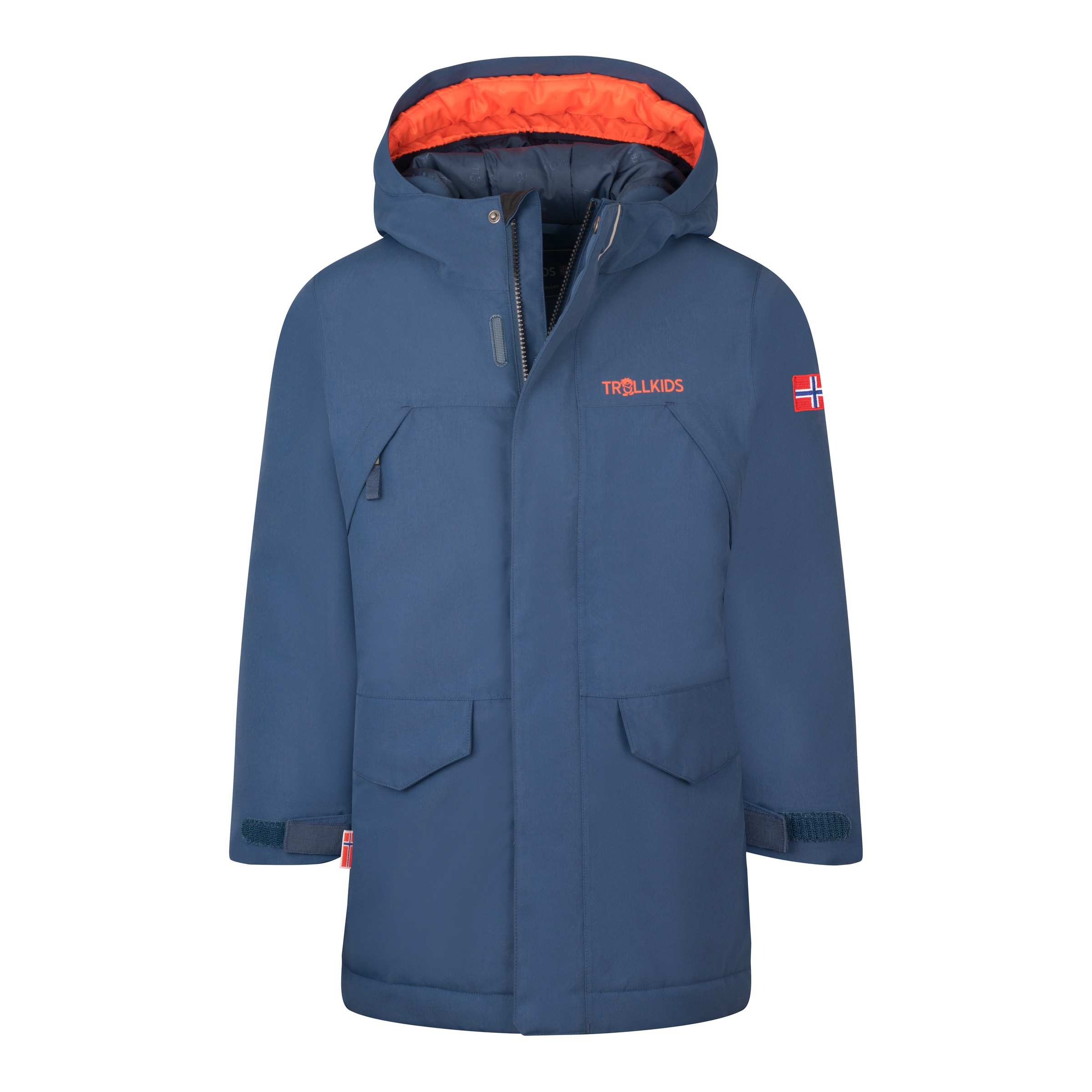 Trollkids Mädchen Parka »KIDS HARSTAD JACKET« in orange, Größe 164