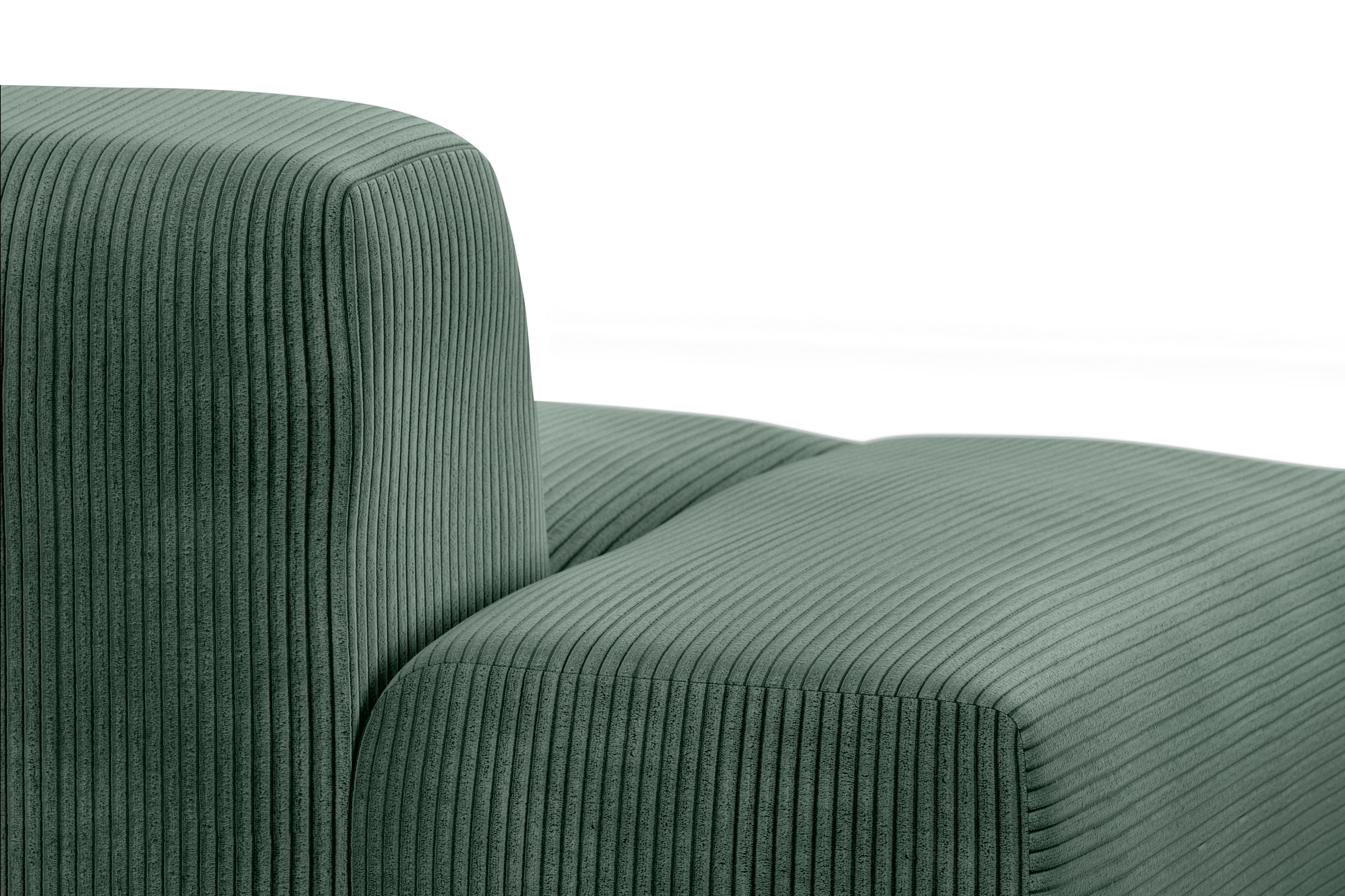 TRENDMANUFAKTUR Ecksofa »Braga, mit hochwertigem Kaltschaum, L-Form, in Cord erhältlich«, (2 St.), modernes Sofa, Couch mit hohem Sitzkomfort, 275/72/160 cm (B/H/T)