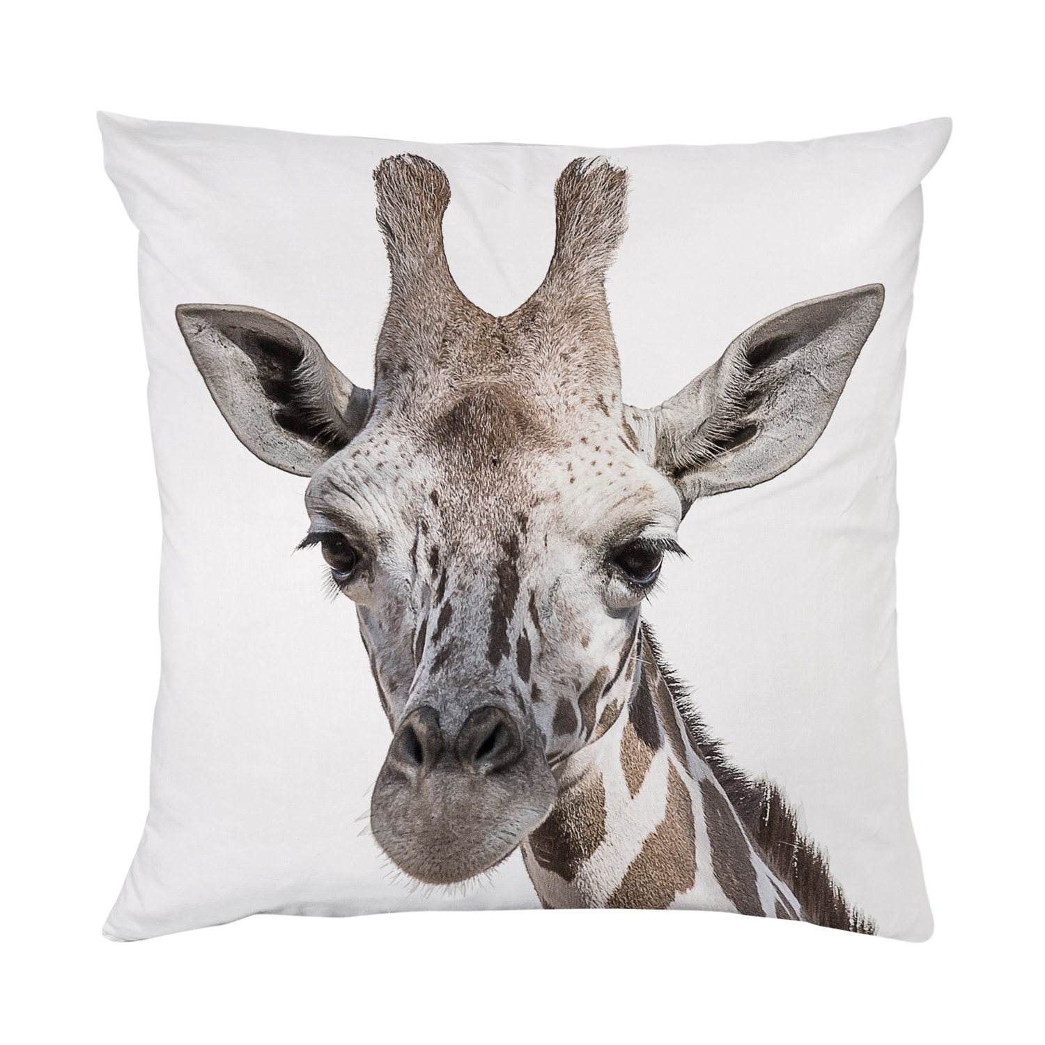 queence Dekokissen »Giraffe«, Kissenhülle mit HD Premium Druck, geruchsneutral, 40x40cm