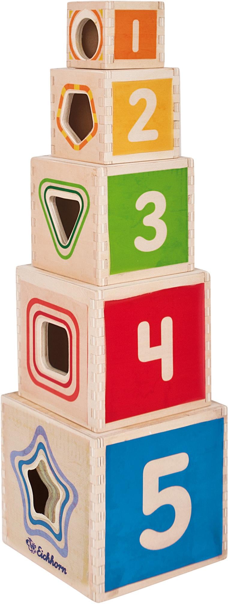 Eichhorn Stapelspielzeug »Steckturm«, aus Holz