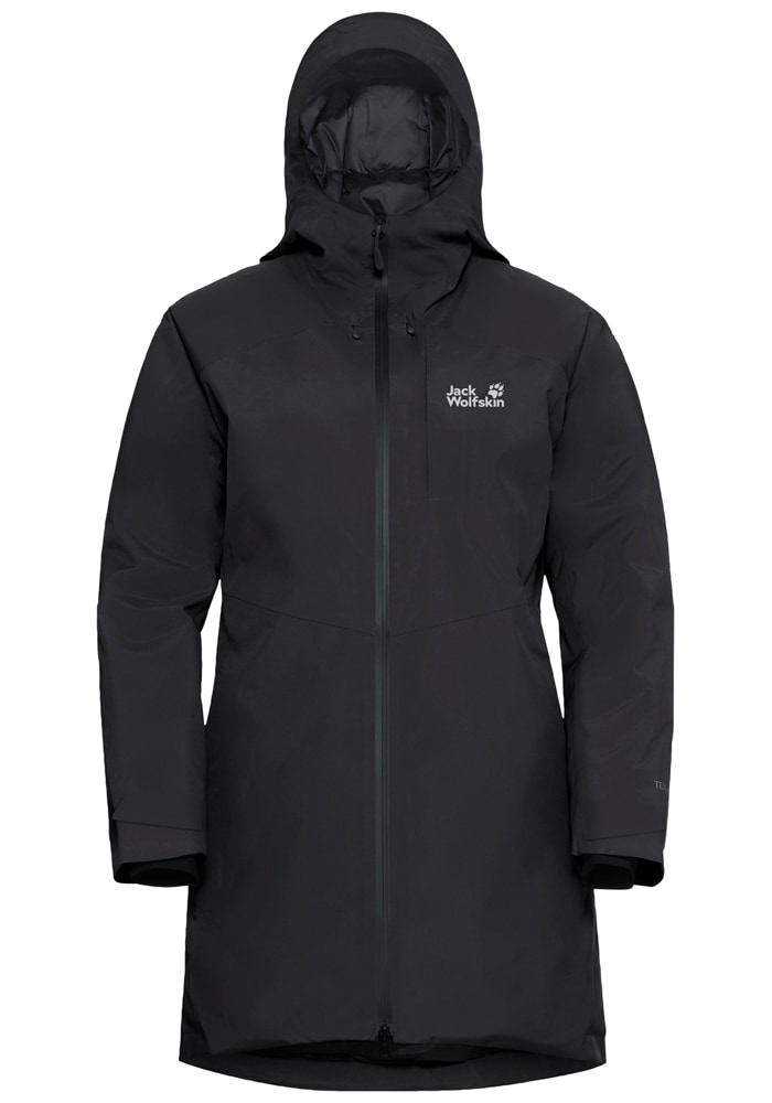Jack Wolfskin Daunenjacke »ICECAPE 2L DOWN INS JKT W RDS«, mit Kapuze