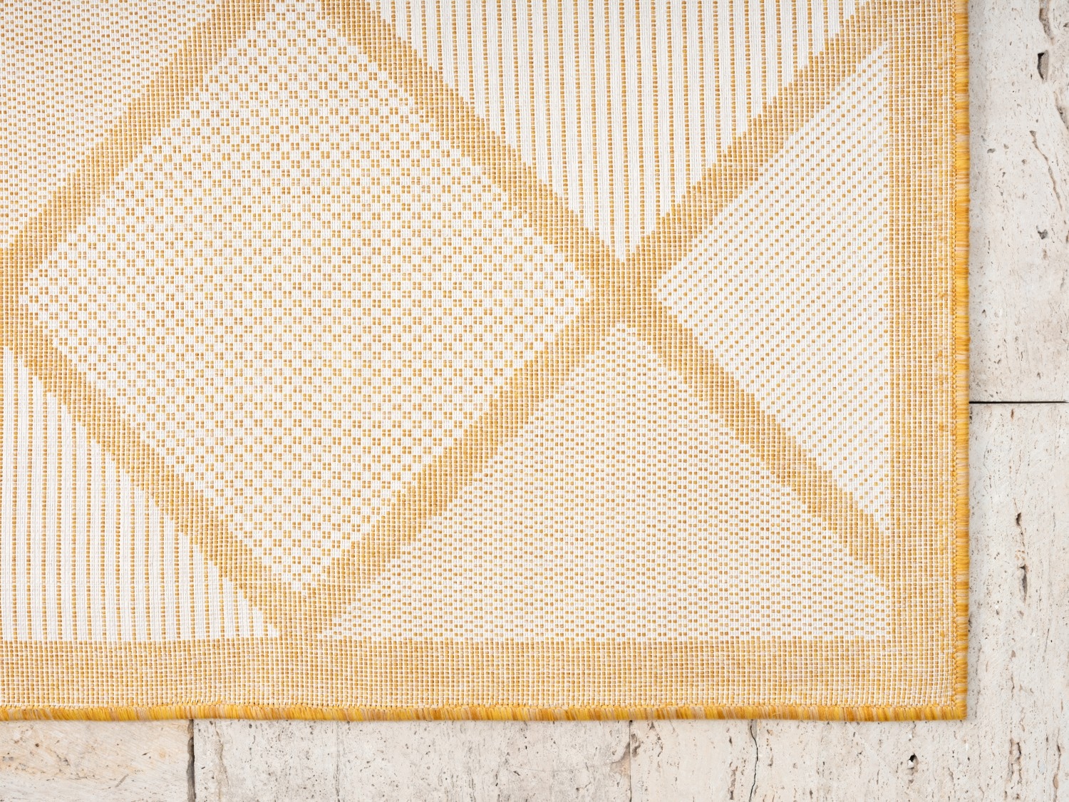 Myflair Möbel & Accessoires Teppich »Amara, LAGERRÄUMUNG!«, rechteckig, 8 mm Höhe, Uni Farben, Hoch-Tief Effekt, Outdoor geeignet, Balkon, Terrasse