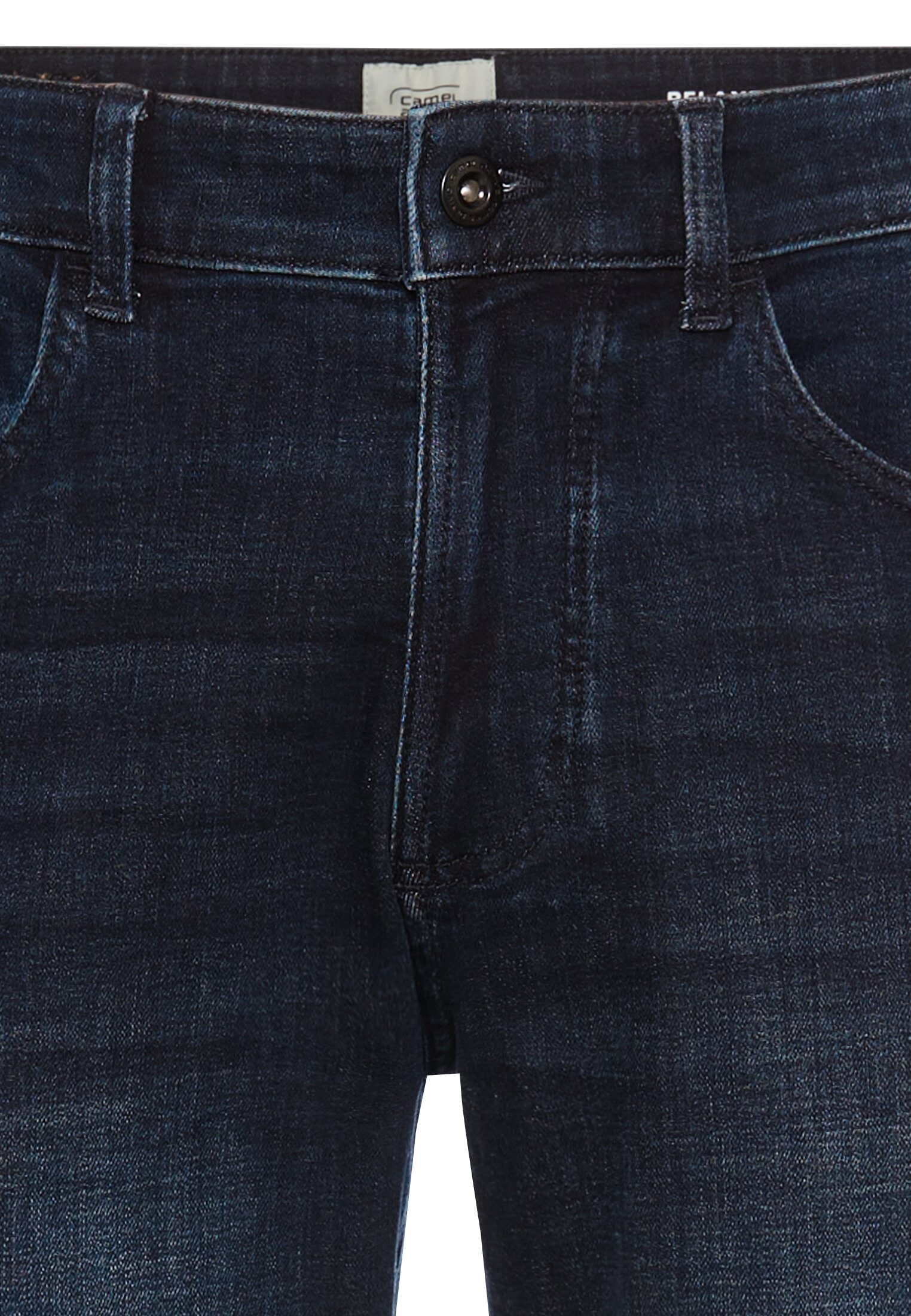 camel active Regular-fit-Jeans, mit Leder-Badge