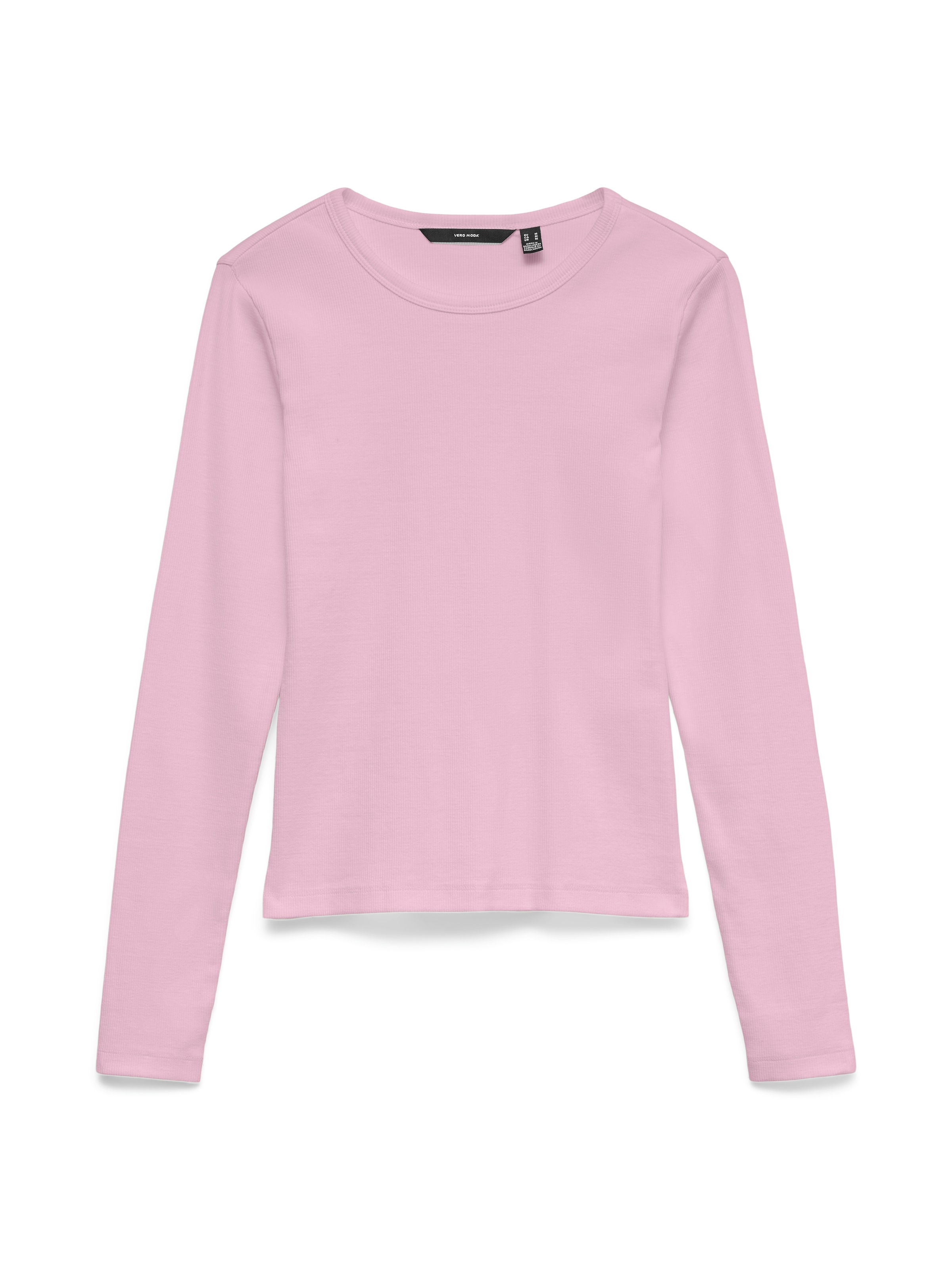 Vero Moda Langarmshirt »VMCHLOE LS SHORT TOP JRS NOOS« Baumwollmischung, slim fit