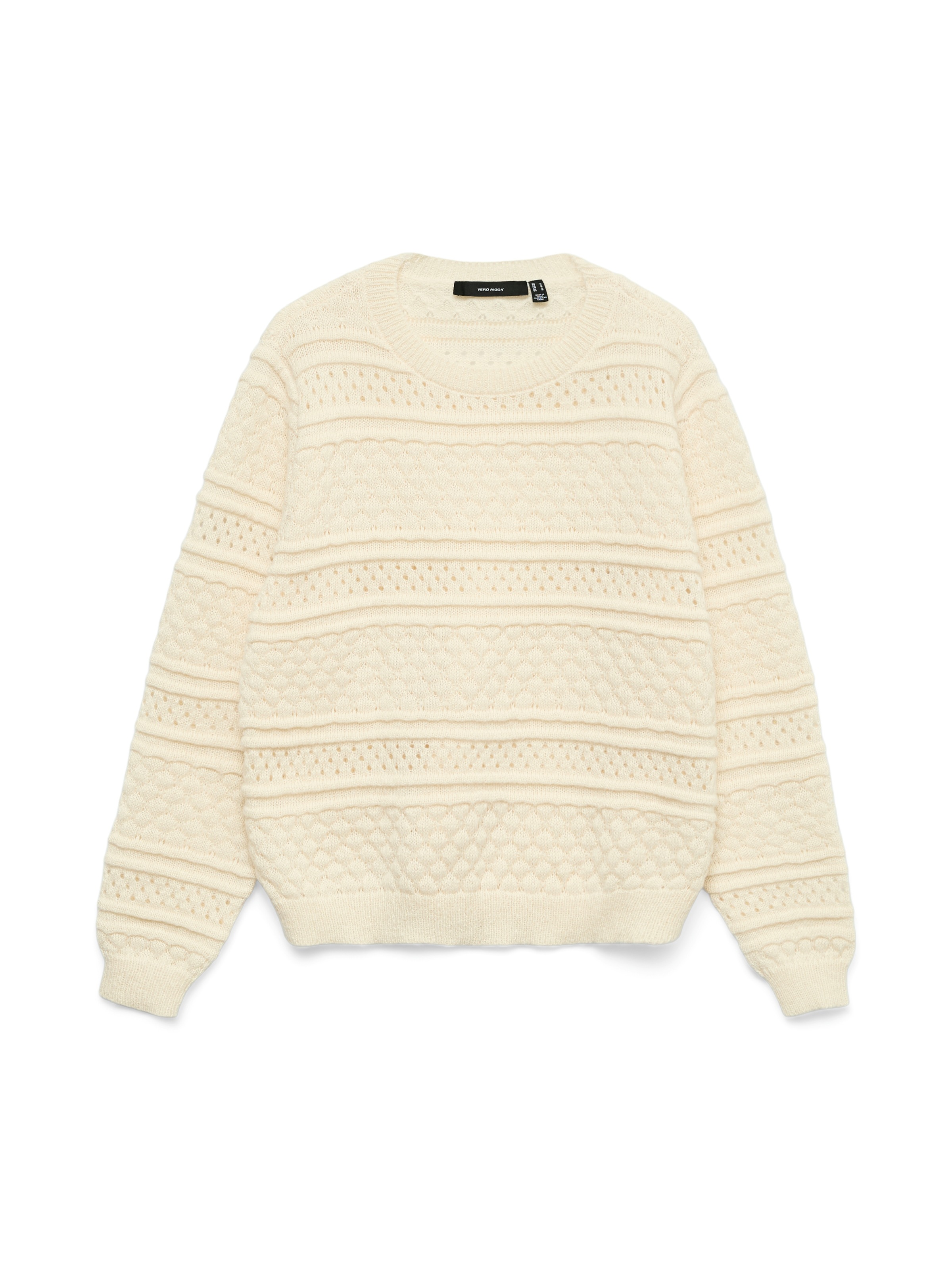 Vero Moda Strickpullover »VMLEO LS O-NECK PULLOVER BF«