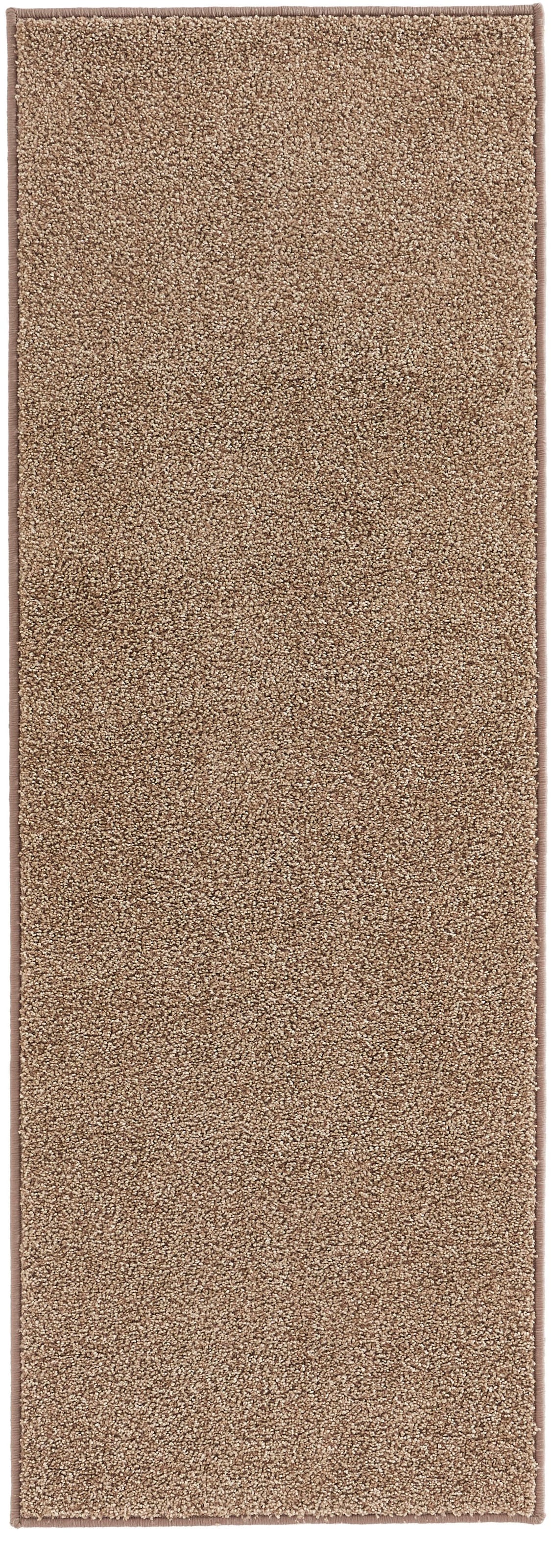HANSE Home Teppich »Pure 100 Kurzflor«, rechteckig, 13 mm Höhe, Kurzflor, uni, umkettelt, Läufer, Wohnzimmer, Kinderzimmer, Flur