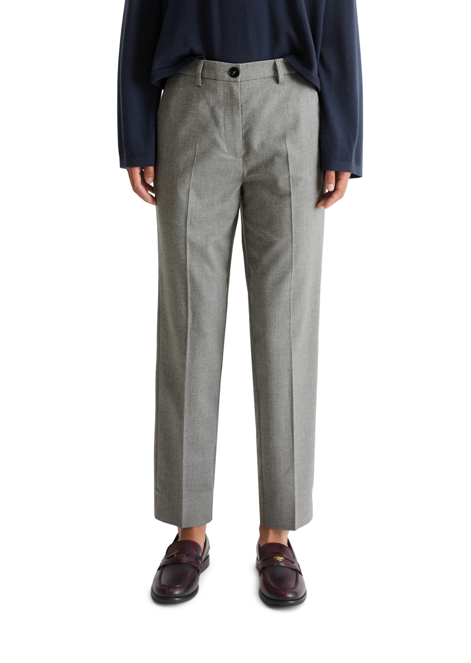 Marc O'Polo 7/8-Hose »MALIN SLIM«  mit Schlitz am Saum, Slim Fit