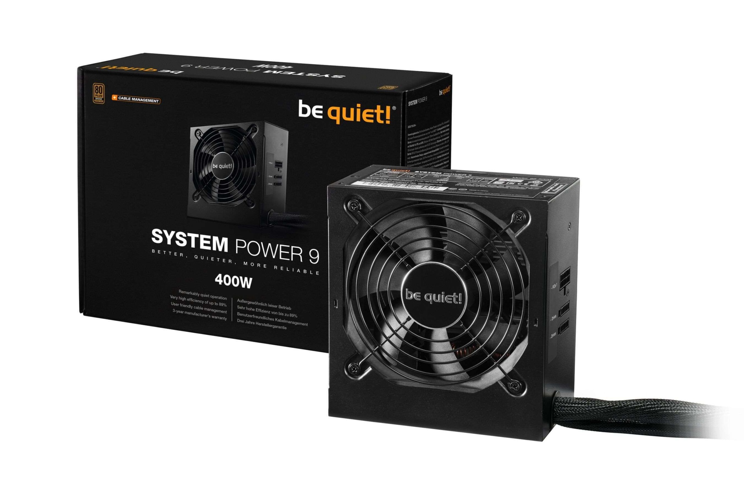 be quiet! Netzteil »System Power 9, 400W«