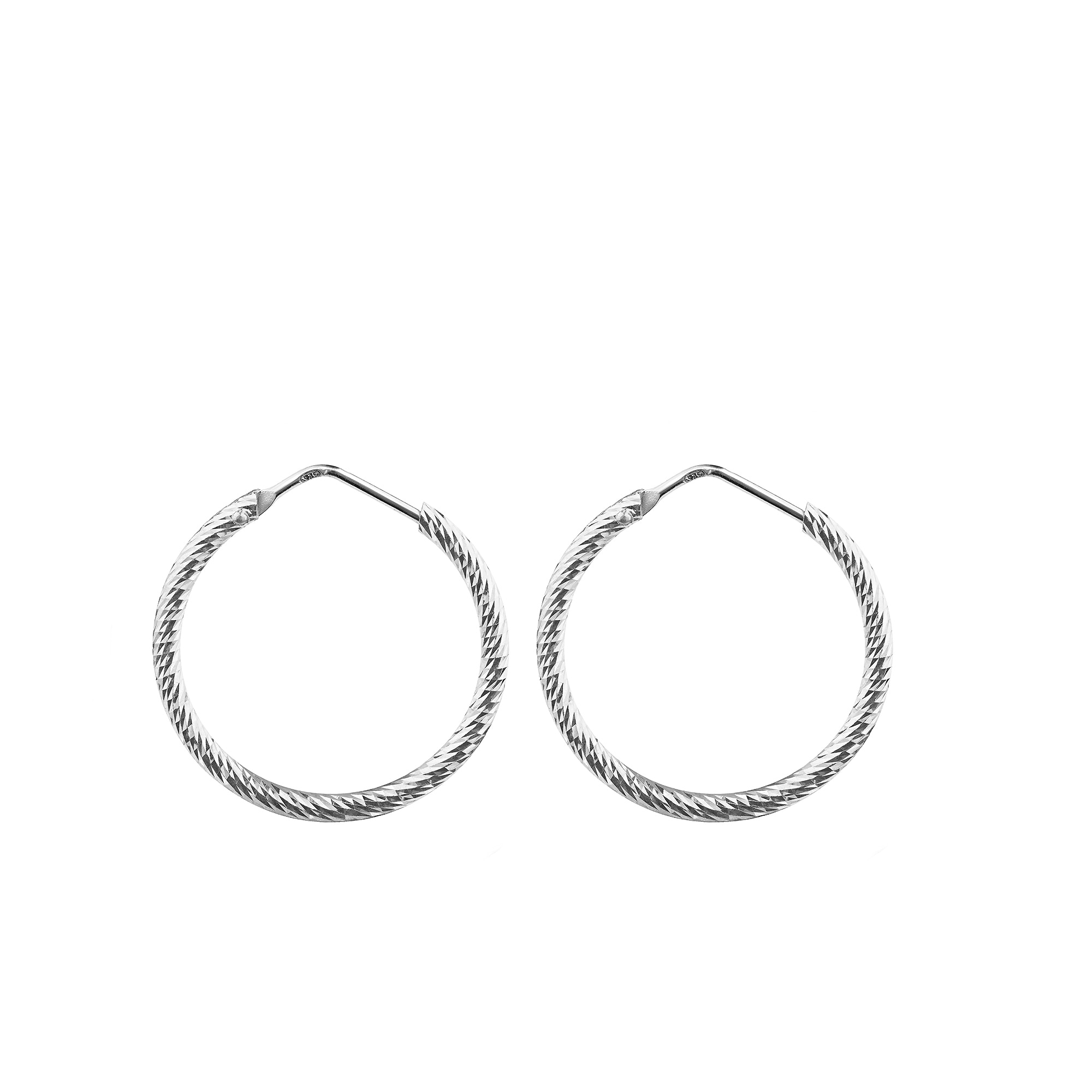 Firetti Paar Creolen »Schmuck Geschenk Silber 925 Ohrschmuck Ohrringe gedrehte Optik«
