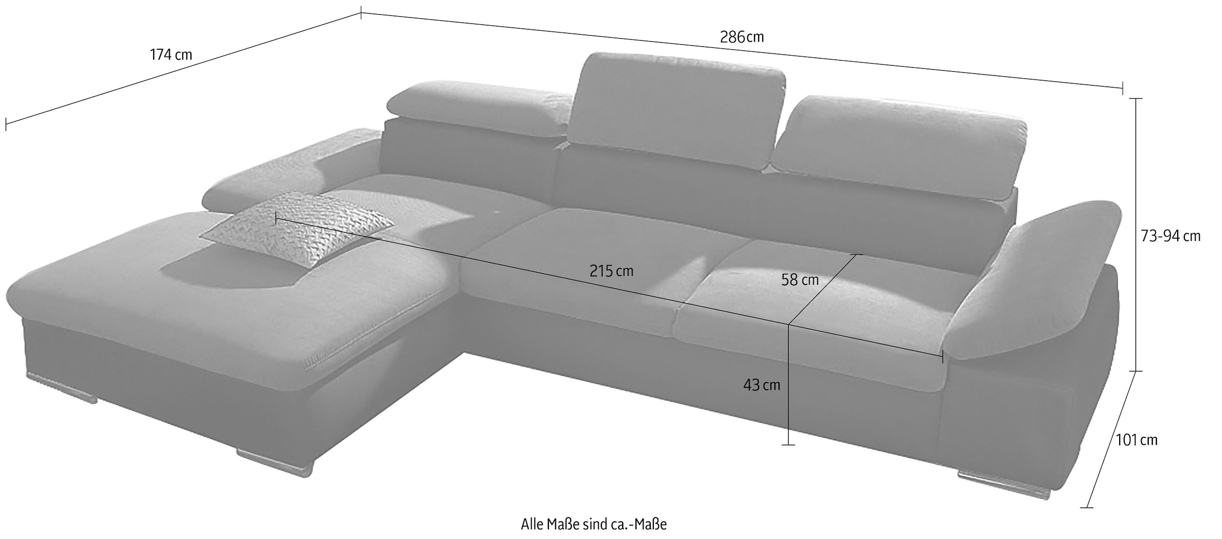 sit&more Ecksofa
