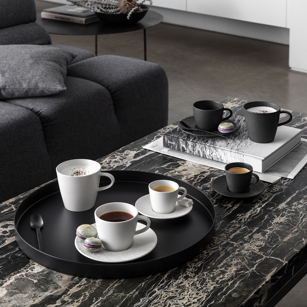 Villeroy & Boch Becher »Kaffeebecher Manufacture Rock Blanc 290 ml 6er Set weiß«