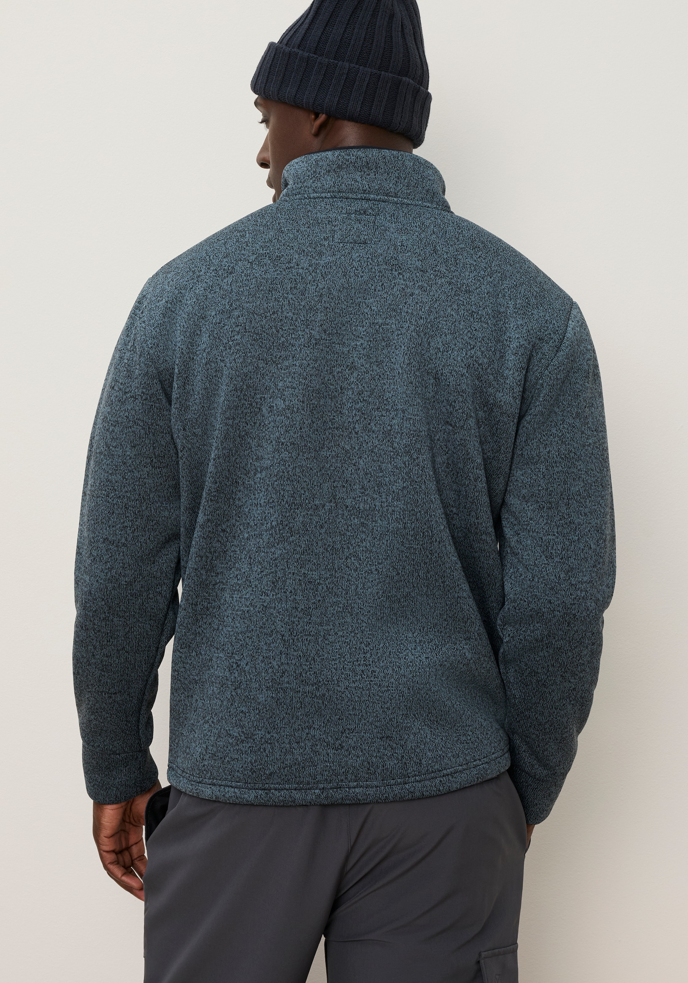 KangaROOS Strickfleecejacke innen mit Teddy Fell ideal für den Übergang