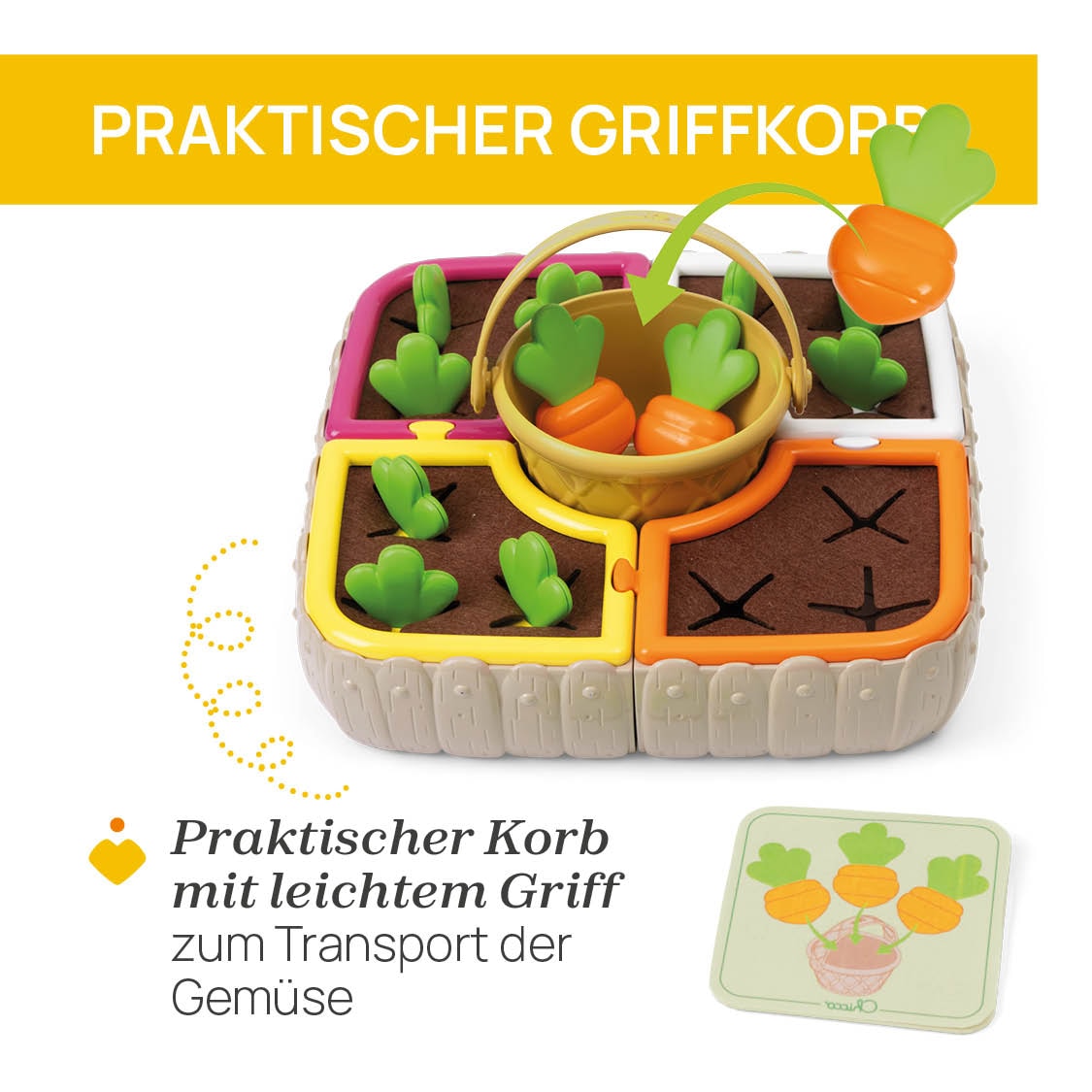 Chicco Spiellebensmittel »2In1 Gemuesegarten Spielset«